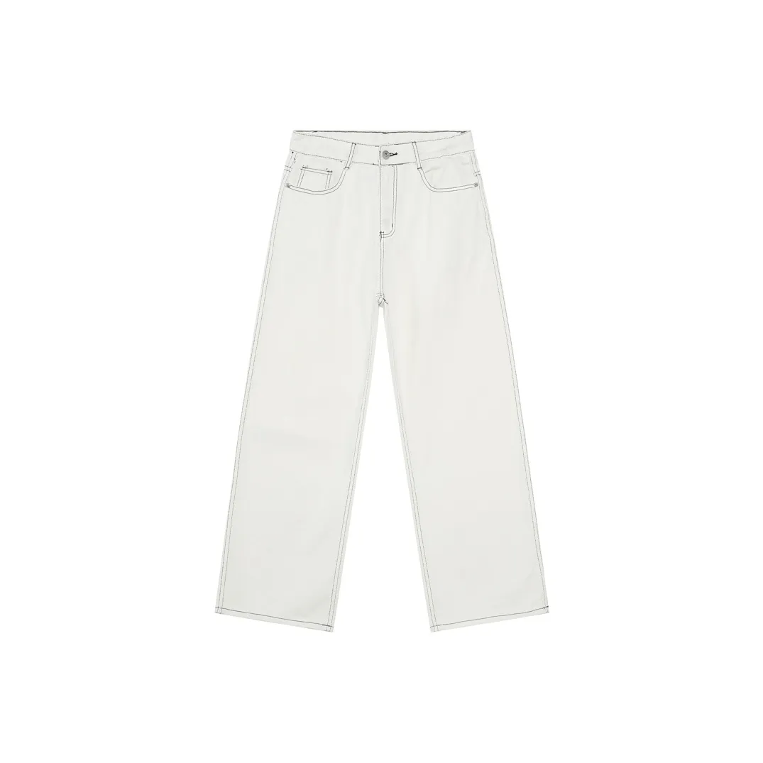 Voguo Relay Jeans Unisex Black Frame With White