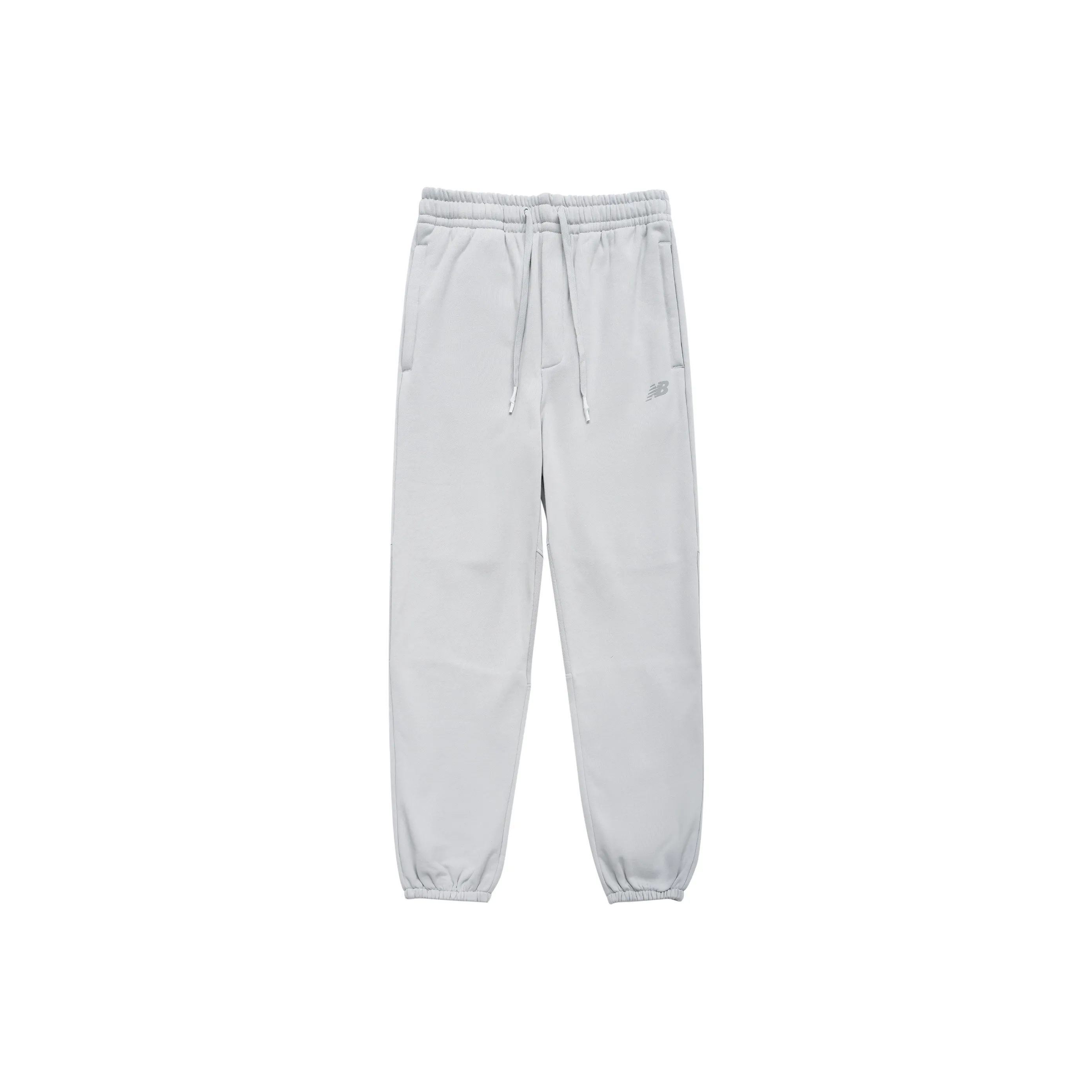New Balance Вязаные тренировочные штаны мужские светло-серые