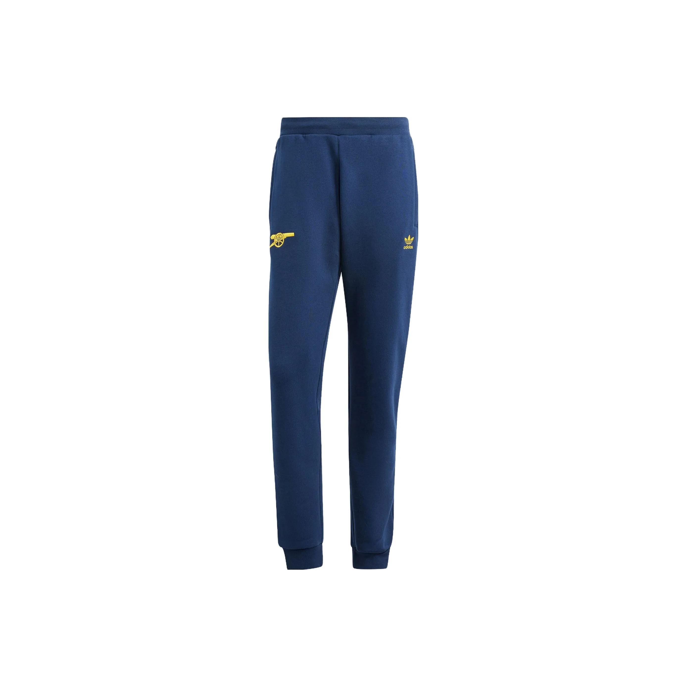 Adidas Originals Essential ARSENAL ESSENTIALS TREFOIL PANTS Knitted Sports Pants Men's College Navy/Tribal Yellow