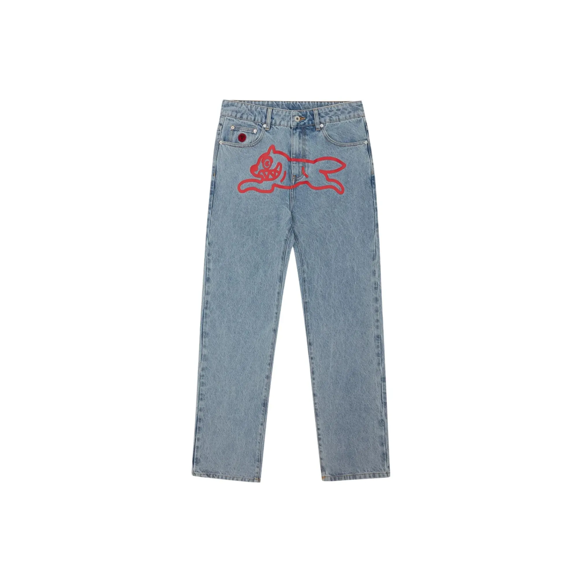 Icecream Logo Print Jeans