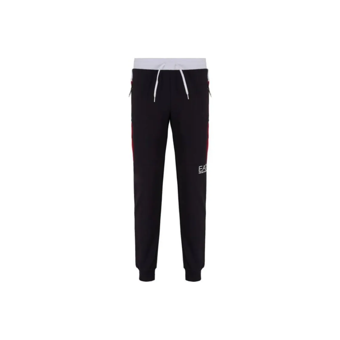 EMPORIO ARMANI EA7 SS24 Cargo Pants Men's White Black