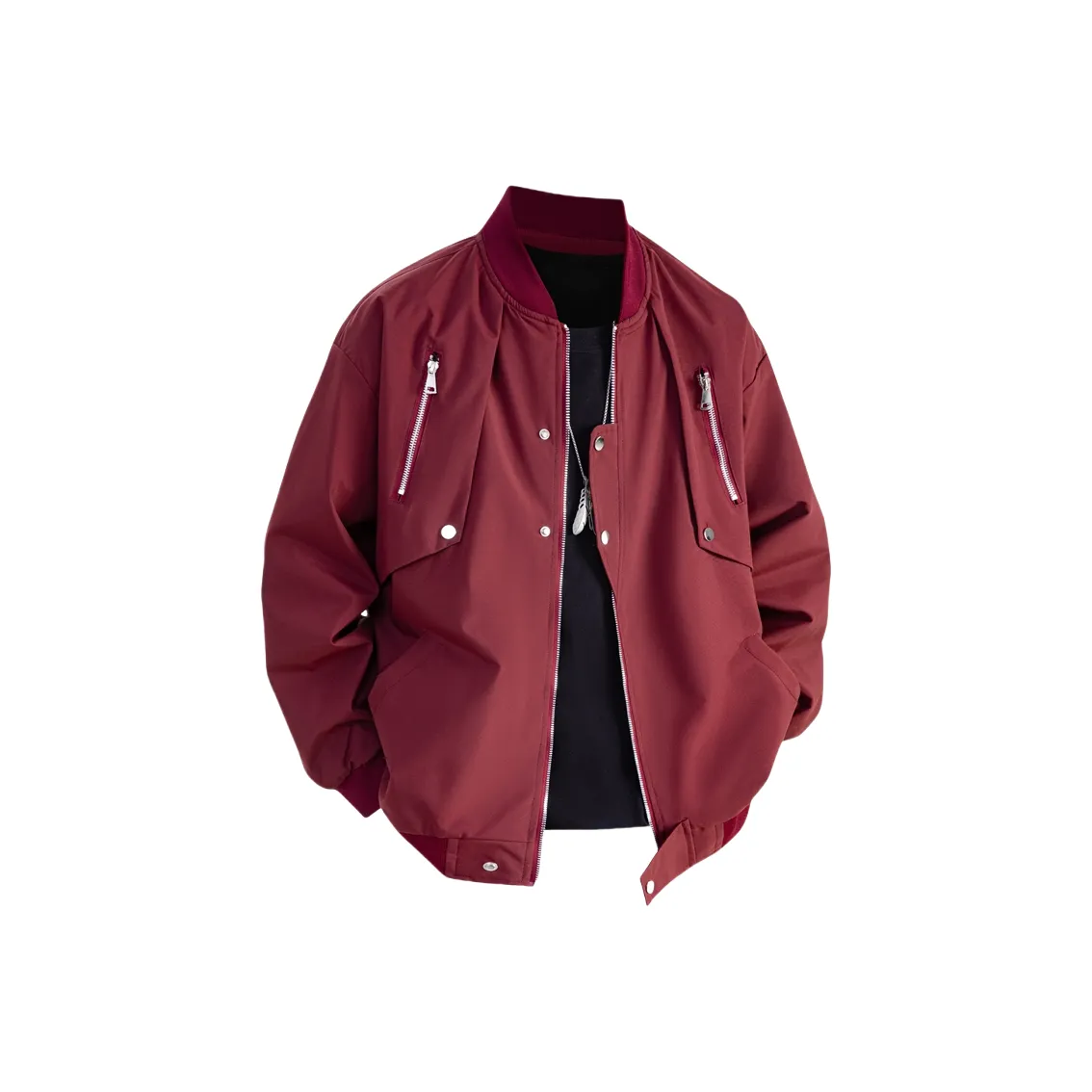 Fakeyoung Куртки и Пальто Унисекс Бордовый