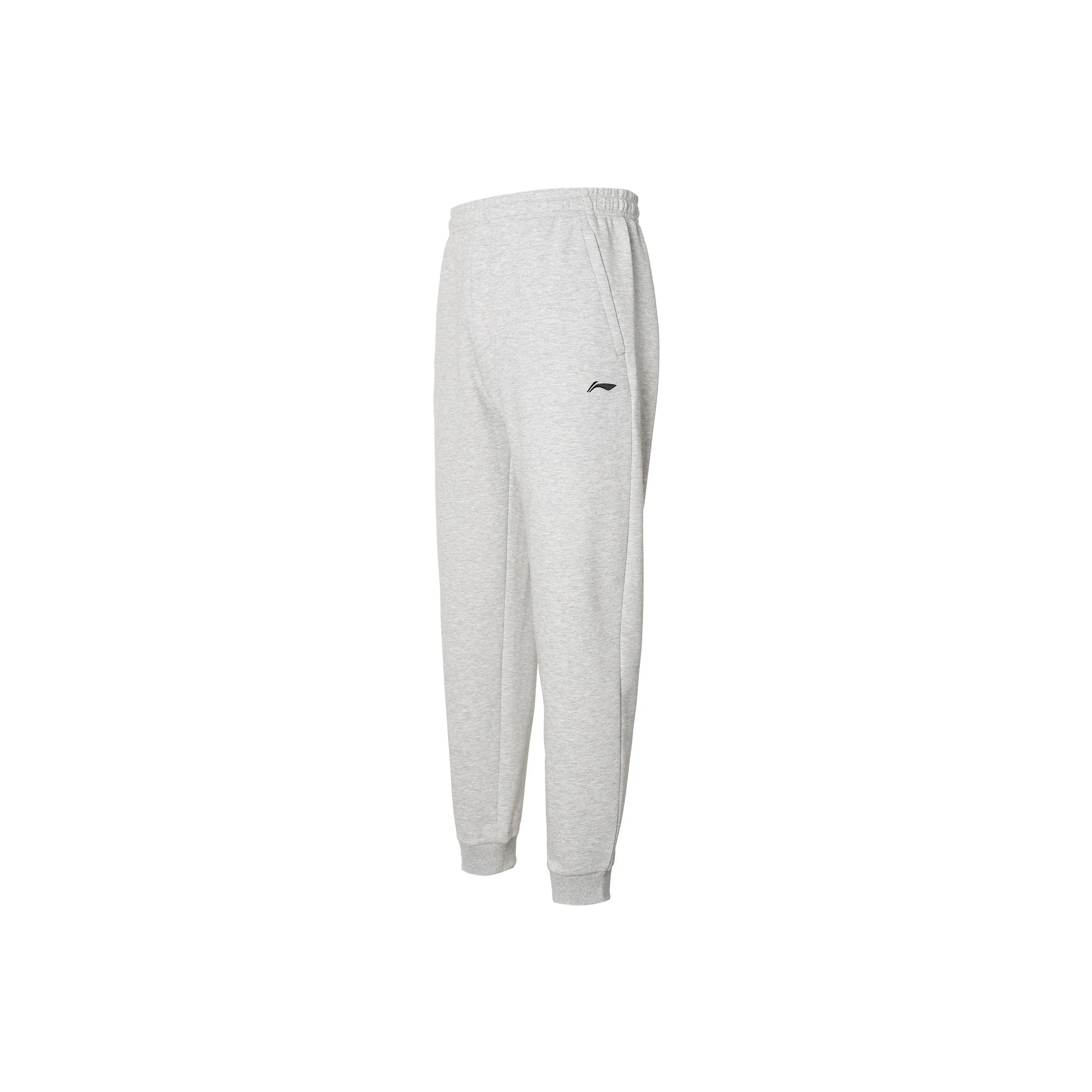 LiNing Knitted Sports Pants Men's Light Gray