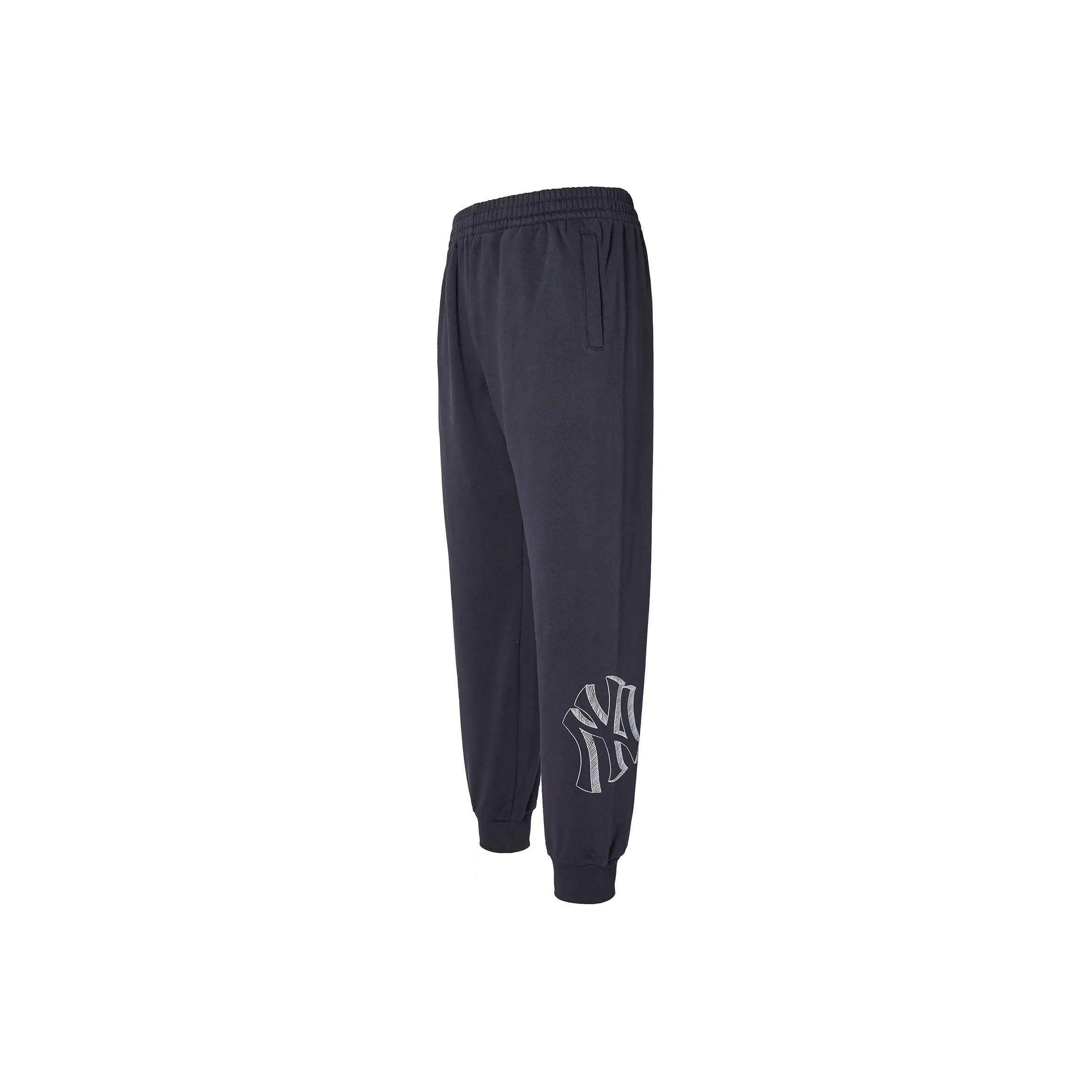 MLB New York Yankees Knitted Sweatpants Unisex Charcoal Wood Gray