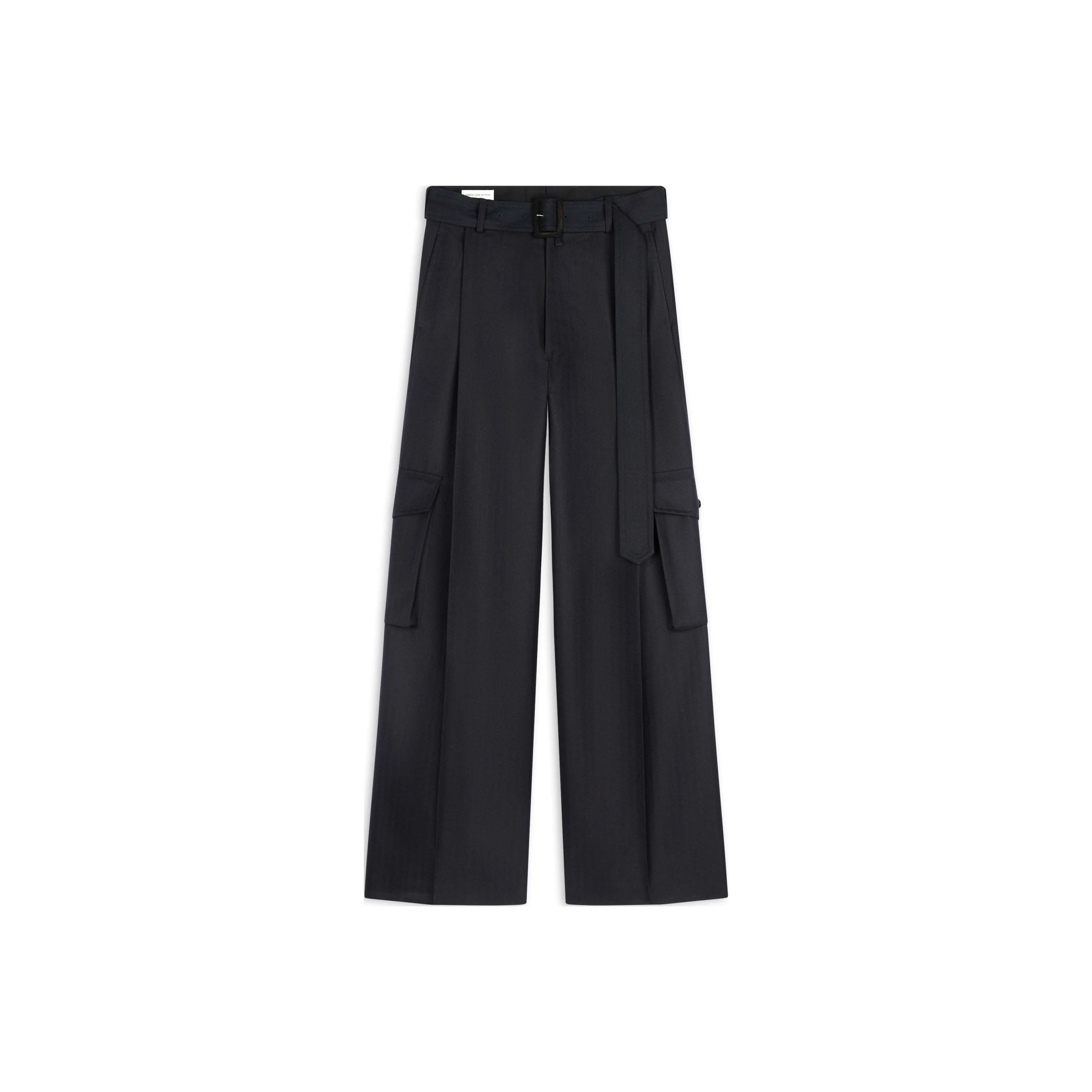 DRIES VAN NOTEN Wool Cargo Trousers