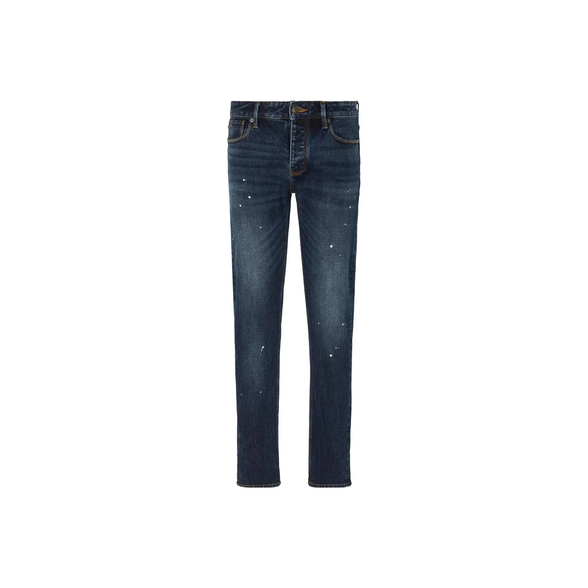 EMPORIO ARMANI Paint splatter Slim cut Jeans