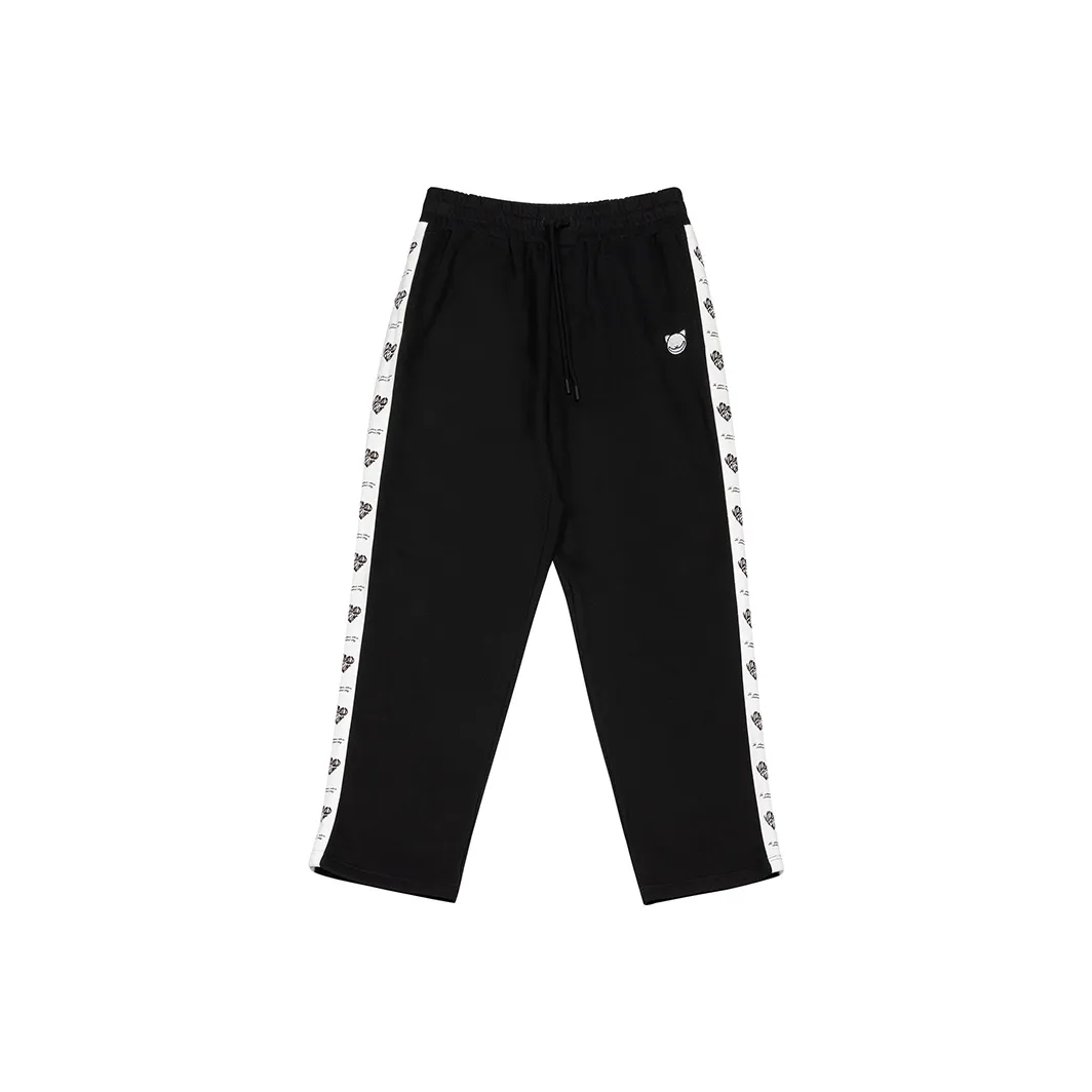 Wild Child Club Knitted Sweatpants Unisex Black