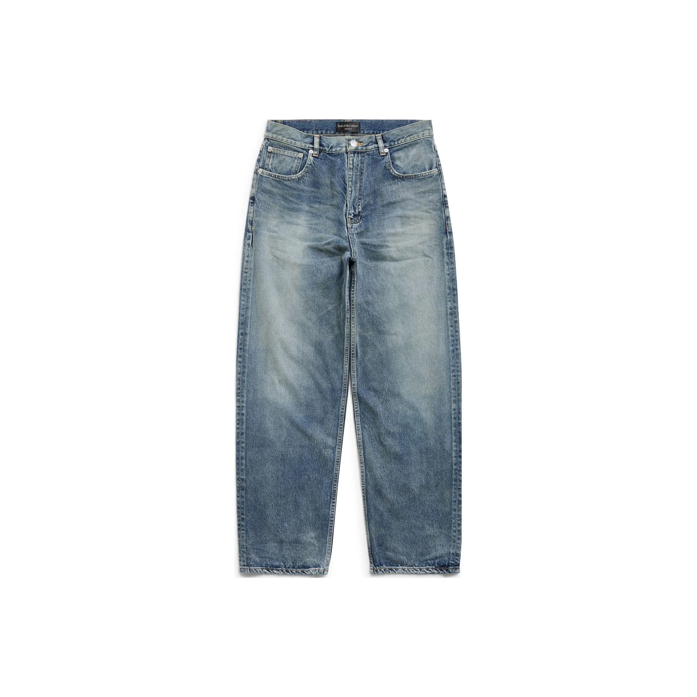 Balenciaga FW23 Jeans Loose Fit Unisex Blue
