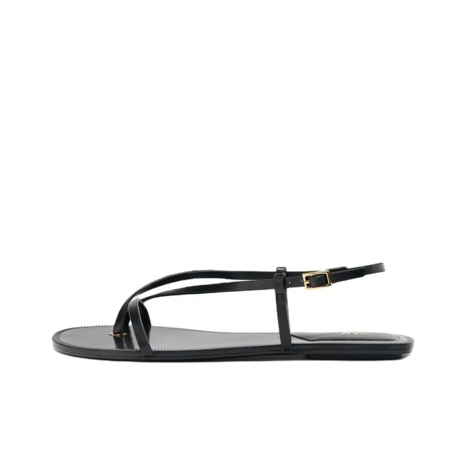 ZARA One Ремень Сандалии Женские Черный