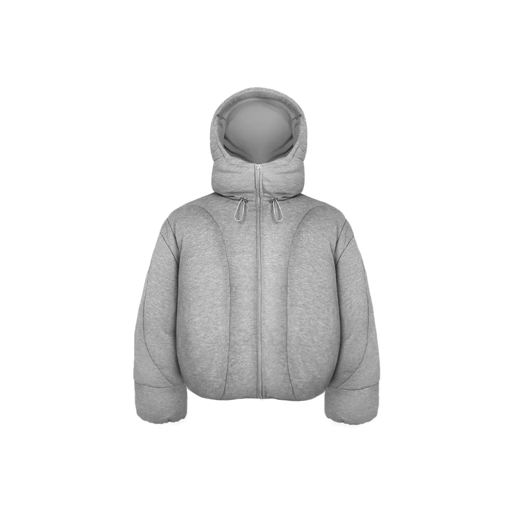 WANNA LAB FW24 Хлопковый пуховик Unisex Light Серый
