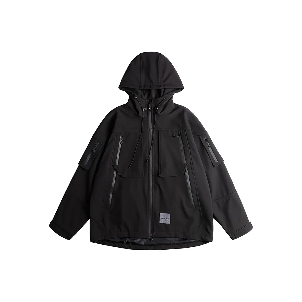 AOGZ Jackets & Coats Unisex Black