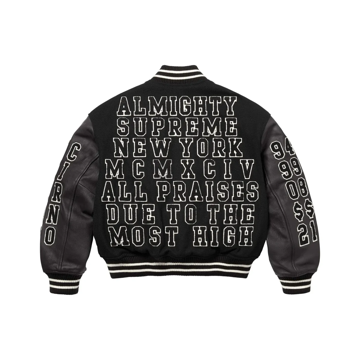 Supreme Praises Varsity Jacket