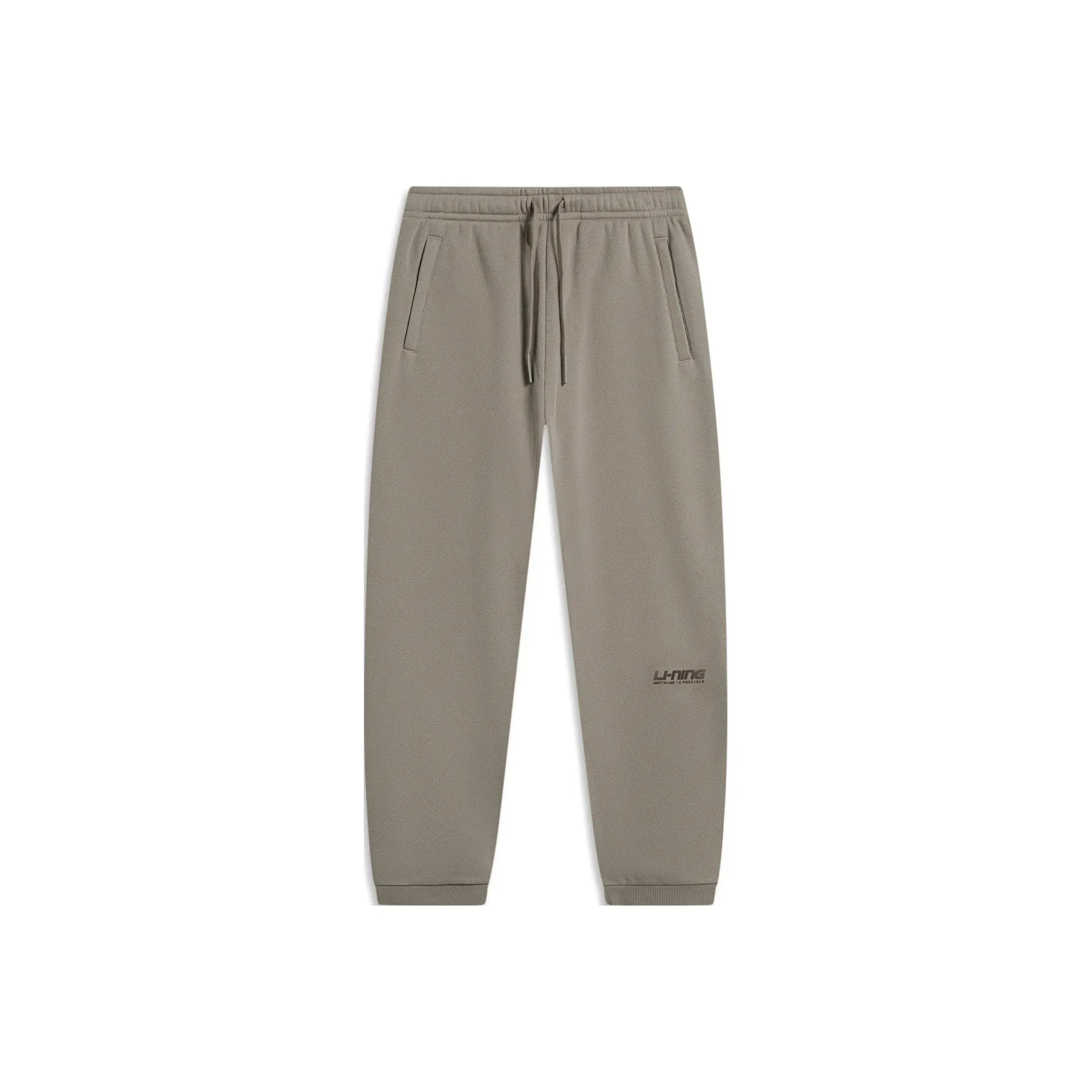 LINING Sports Fashion Collection Knitted Sweatpants Men's Brown Rock Brown