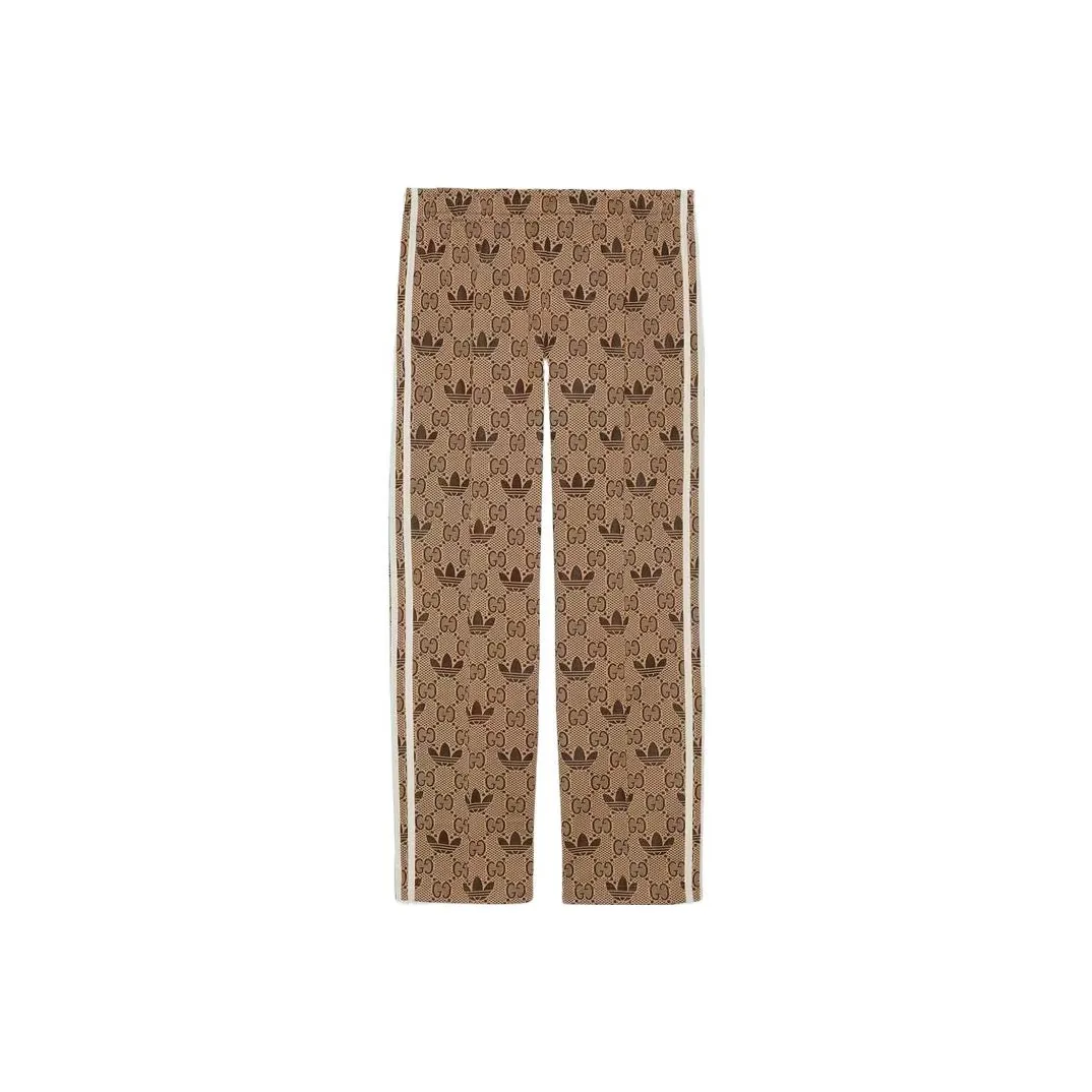 GUCCI X Adidas Gg Trefoil Jacquard Sweatpants
