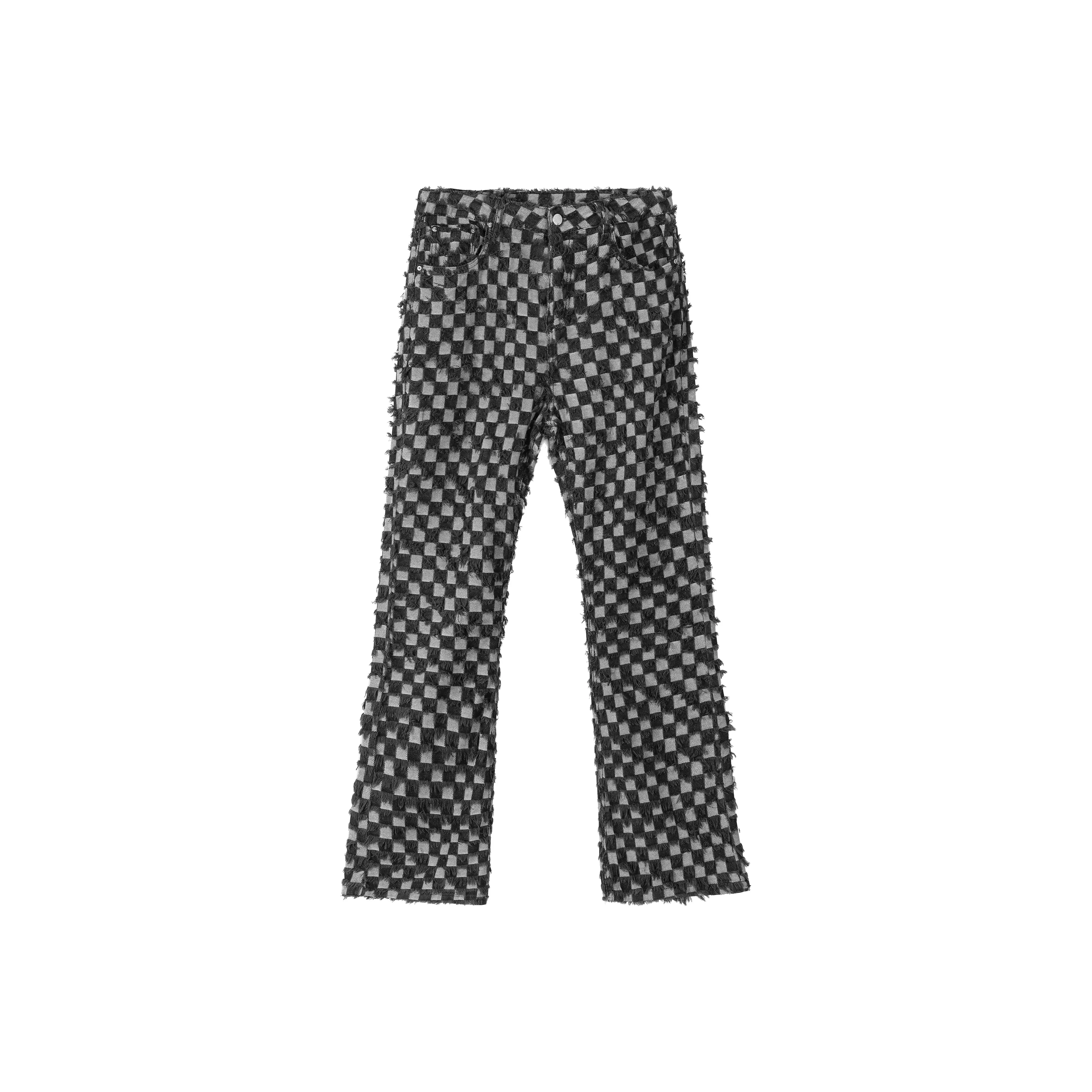 XINYINSU FW24 Jeans Unisex Black Gray Color
