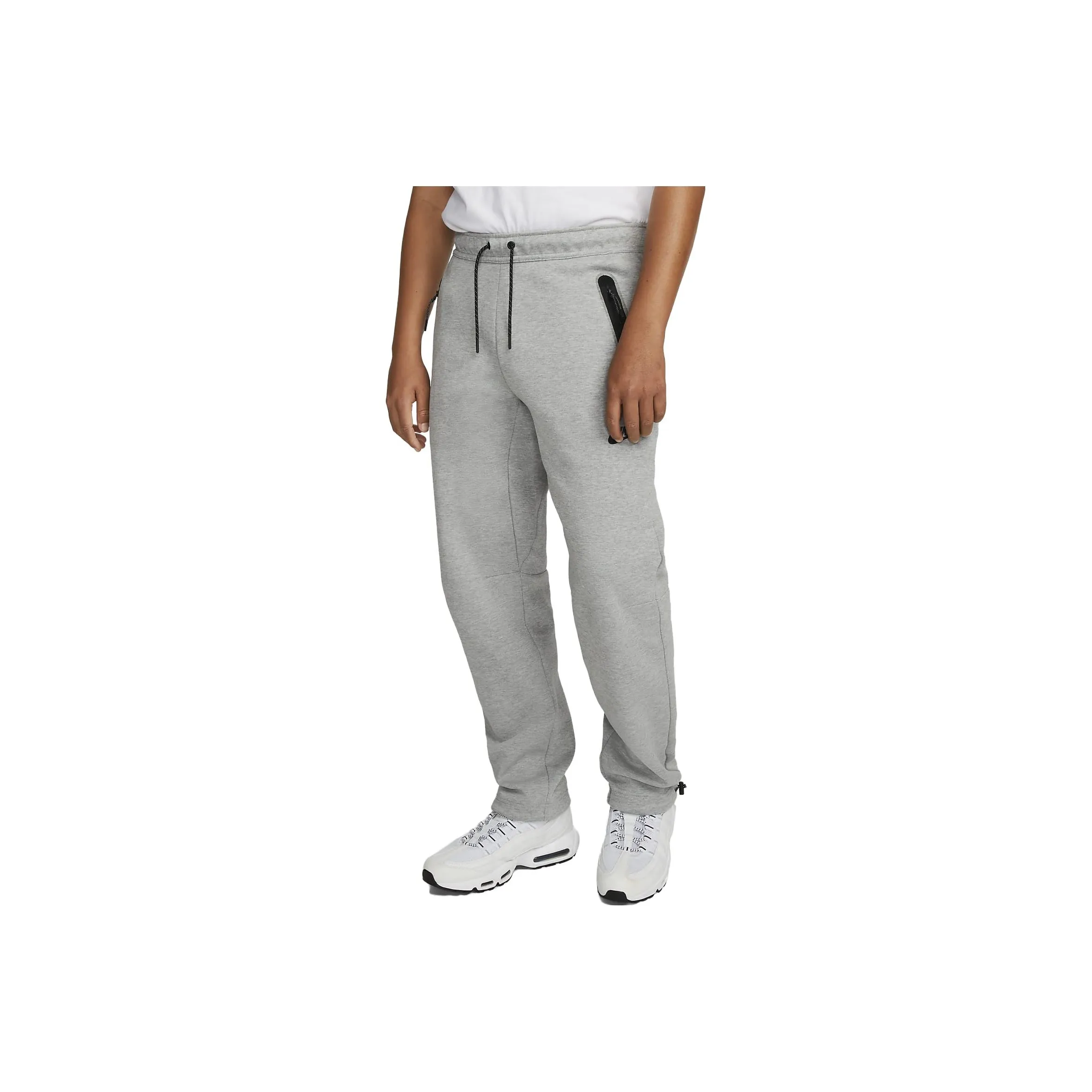 Nike Knitted Sweatpants Men Light Gray