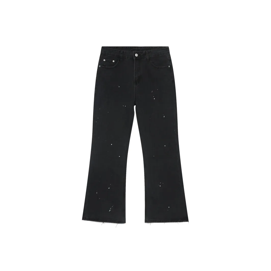 Voguo Relay Черные Унисекс Джинсы