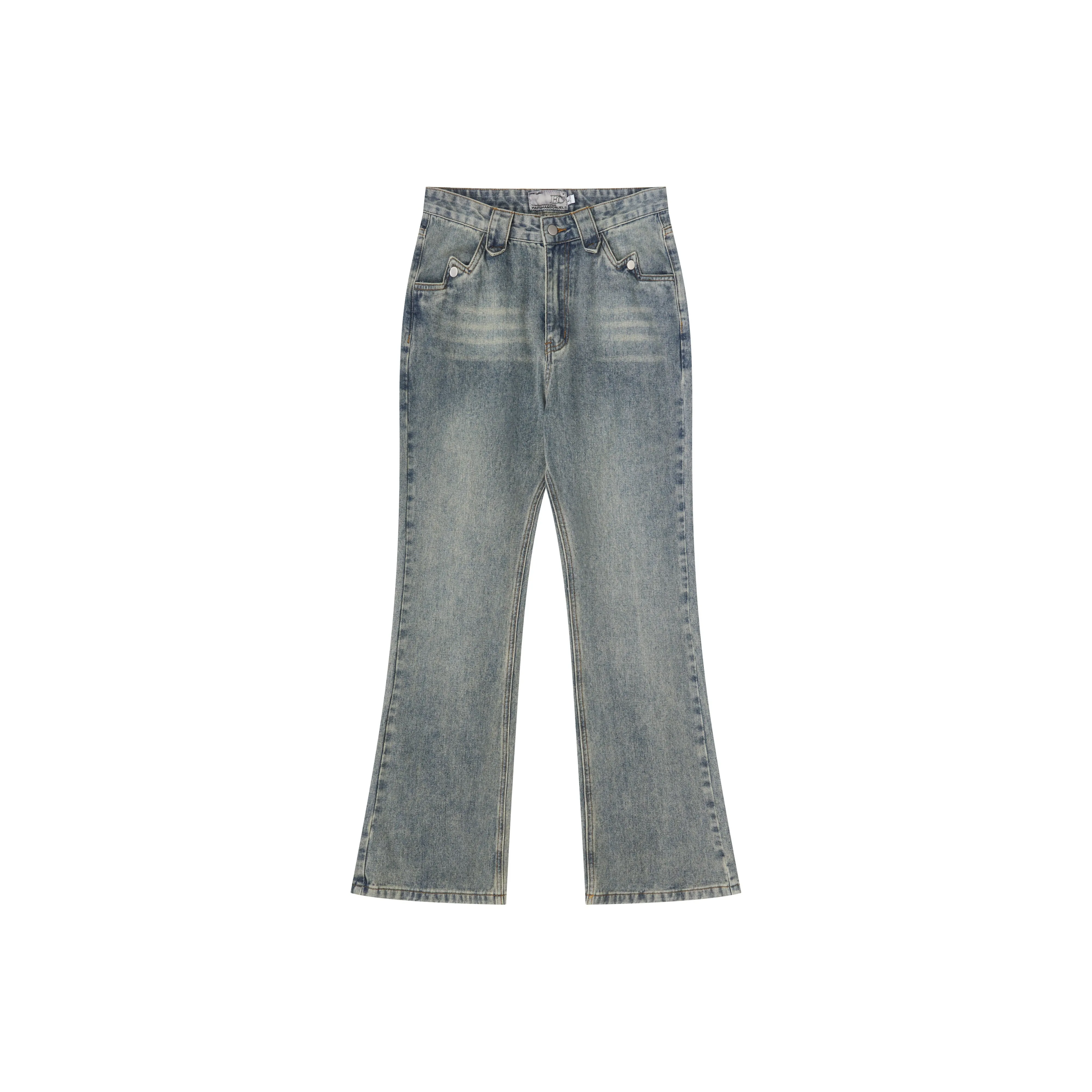 HARSH AND CRUEL Jeans Unisex Washed Blue
