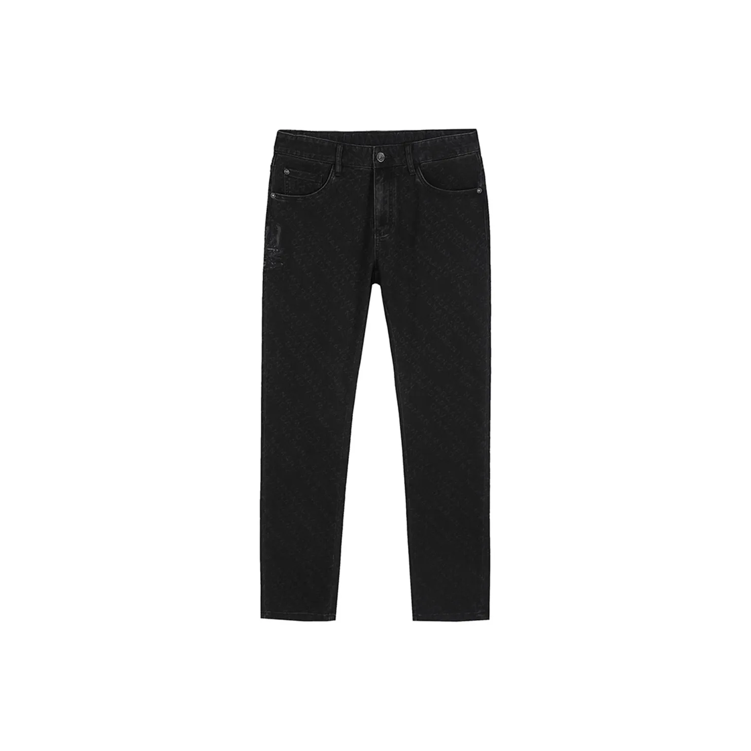 DAVID NAMAN FW23 Джинсы Мужские Черные