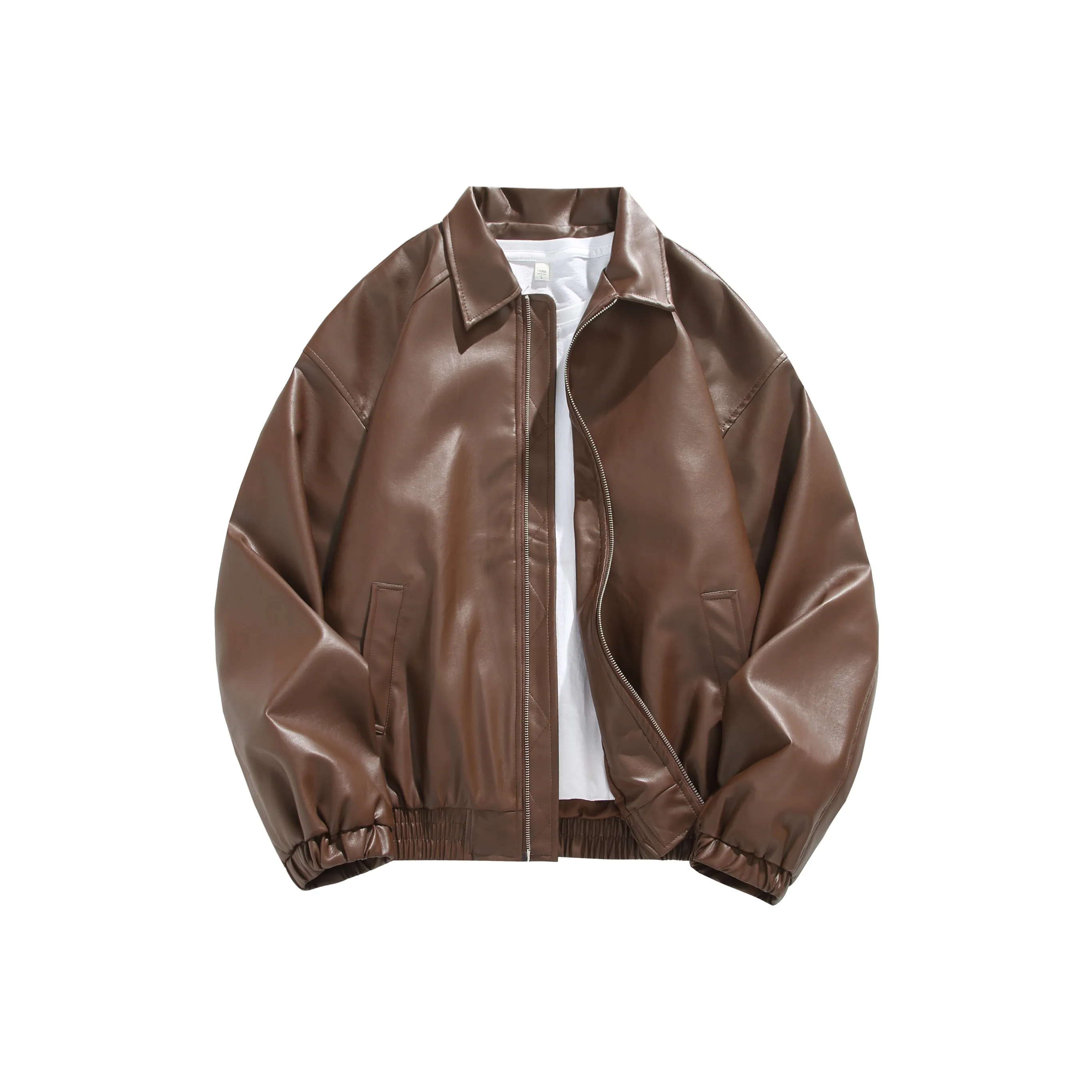 Dacapo Leather Jacket Unisex Coffee
