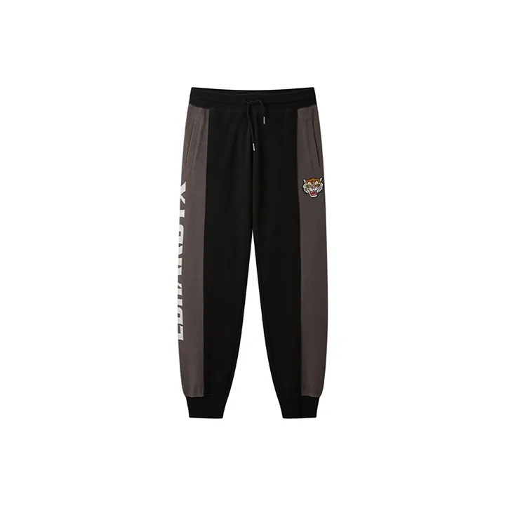 ED HARDY X Knitted Sweatpants Unisex Black