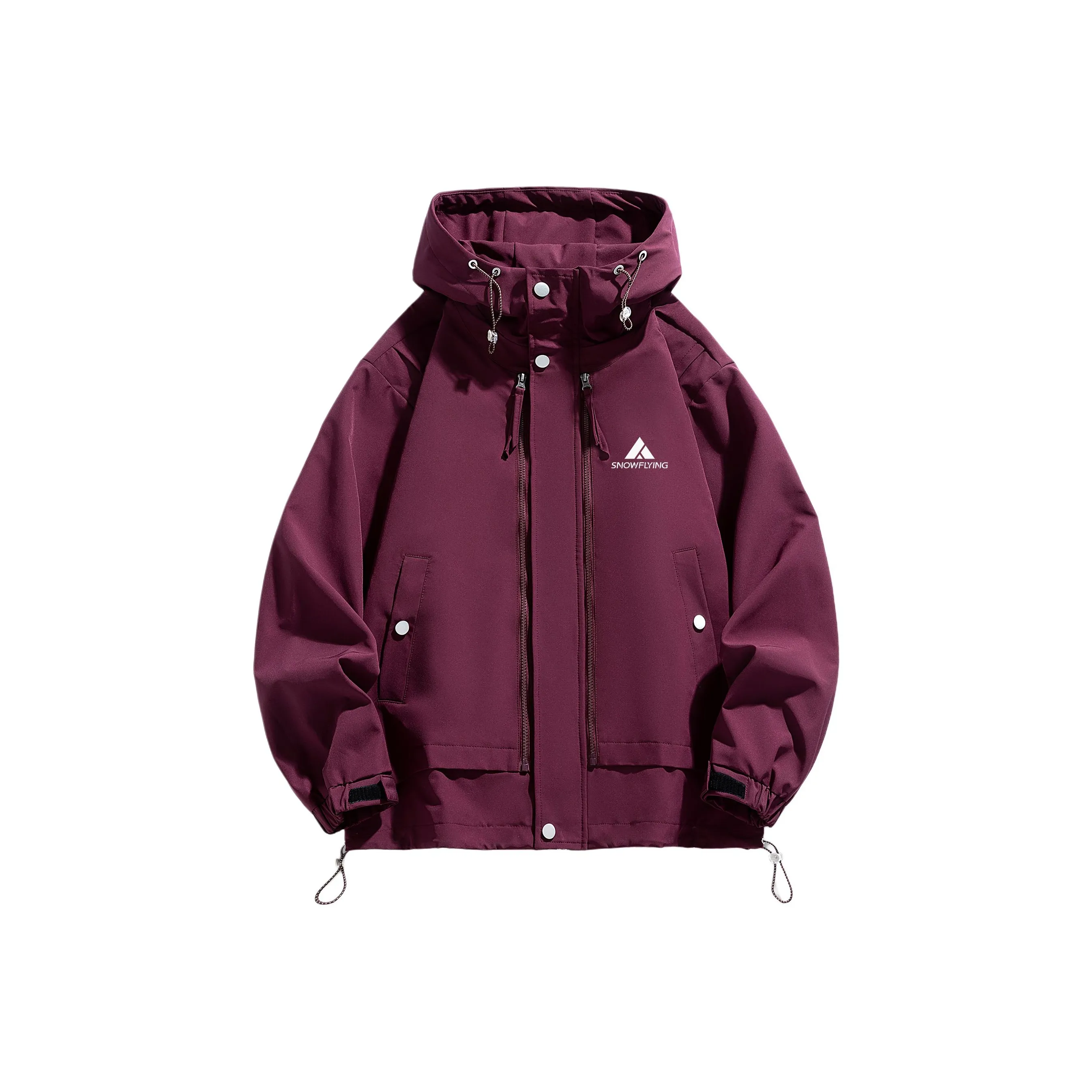 SNOW FLYING Jackets Coats Unisex Burgundy