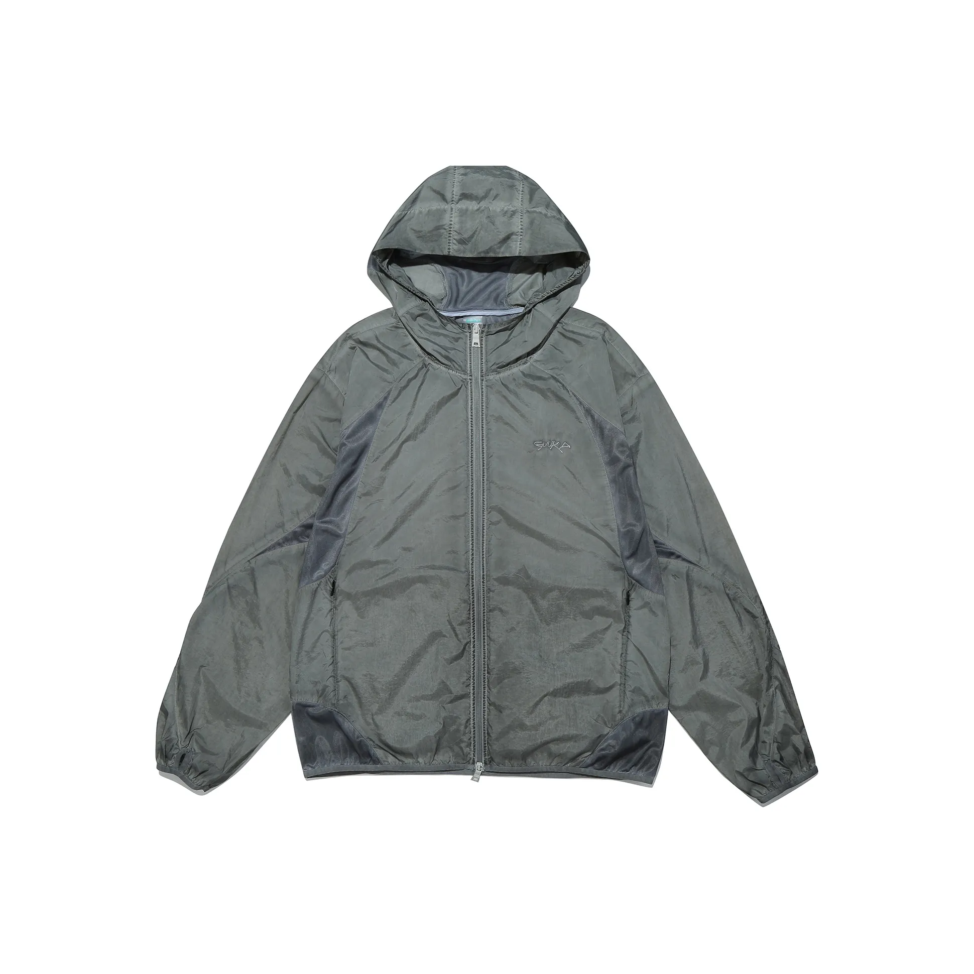 Guuka Light Gray Men's Trench Guuka Светло-серый Мужской Тренч