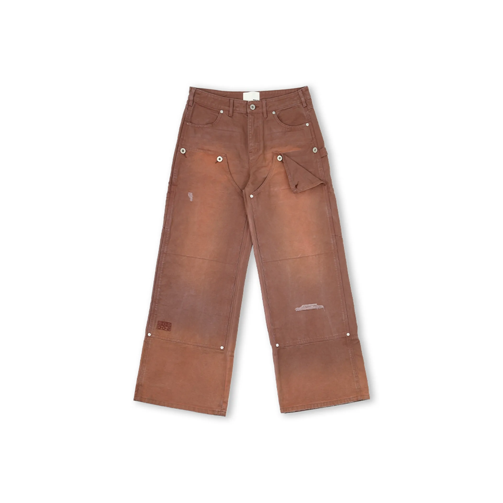 SOD Co. Jeans Unisex Orange Red
