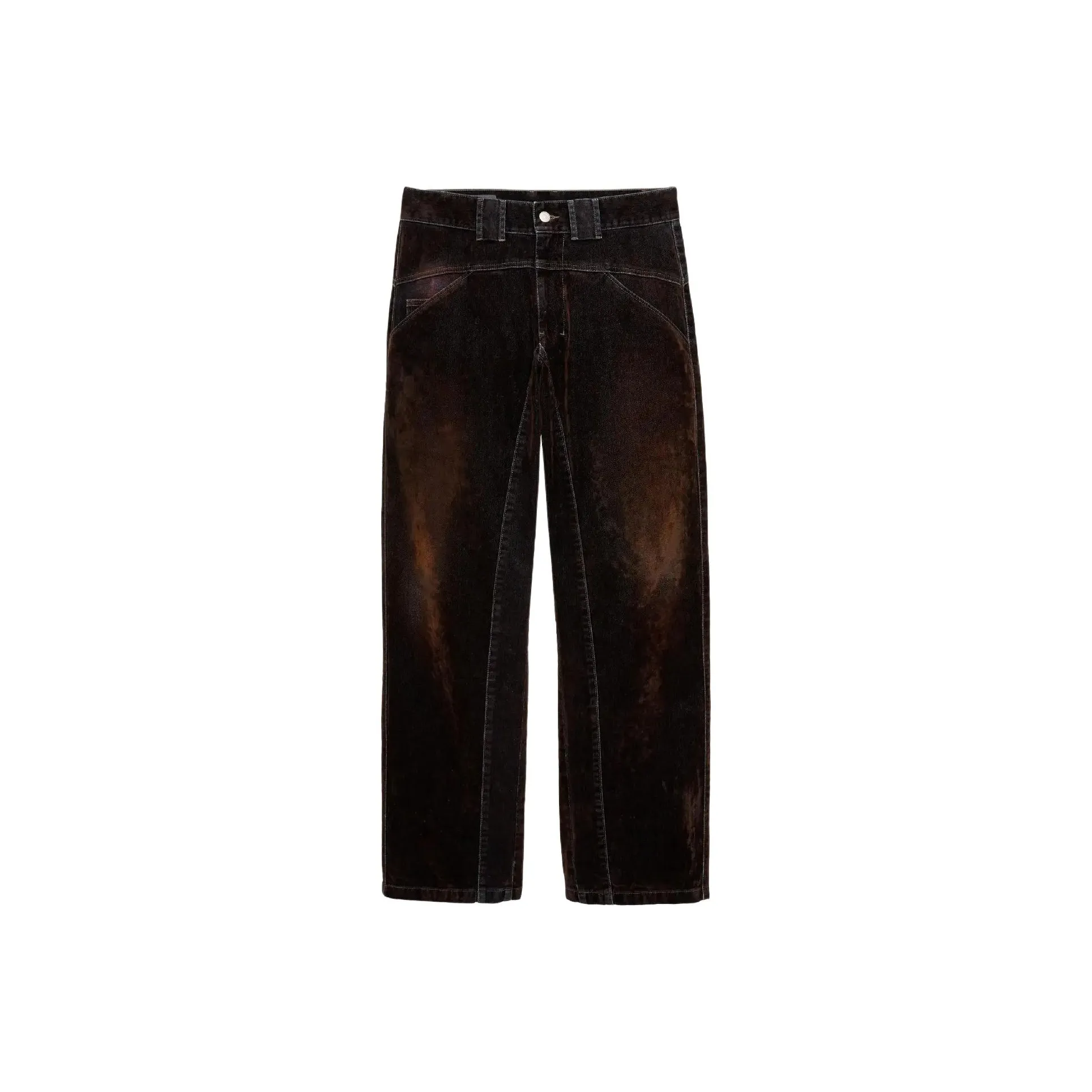 ZARA Stefano Pilati Collaboration Jeans Men's Brown