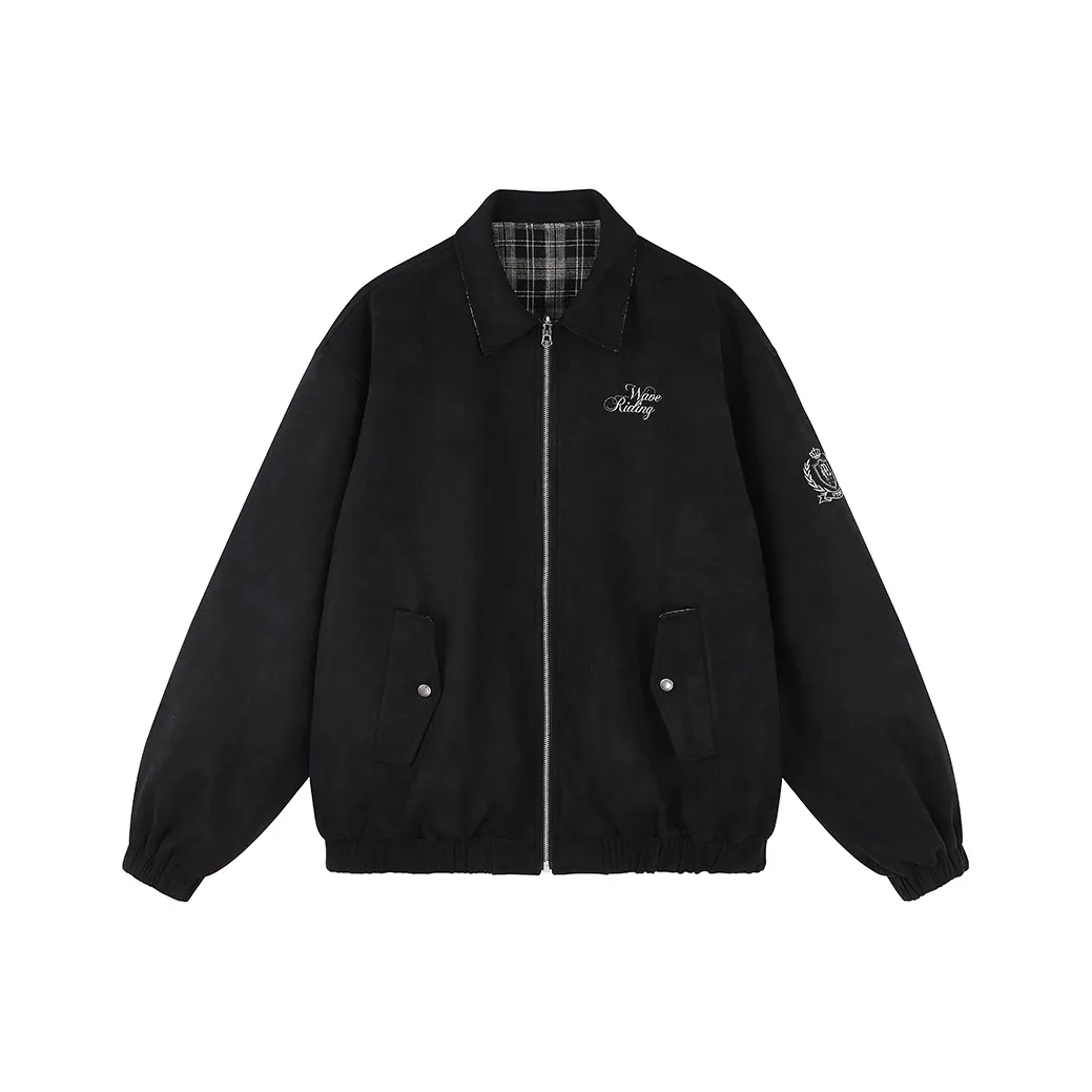 MATCHA STORY College Series Куртки и Пальто Унисекс Черный