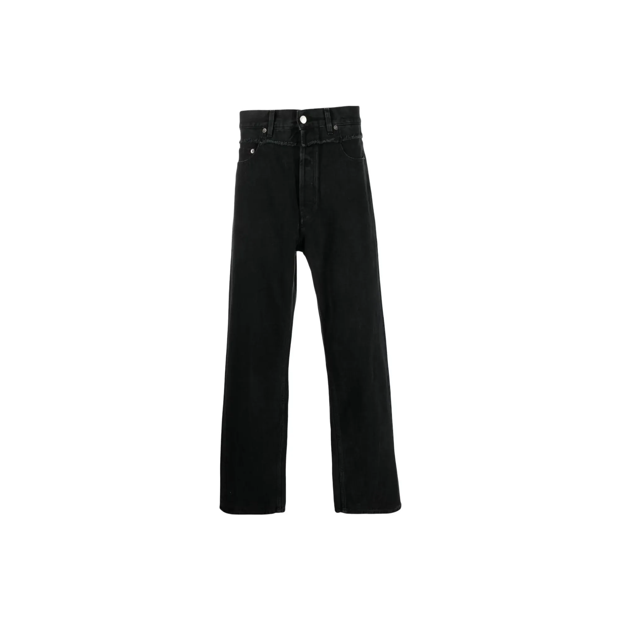 AMBUSH Frayed trim Loose Jeans