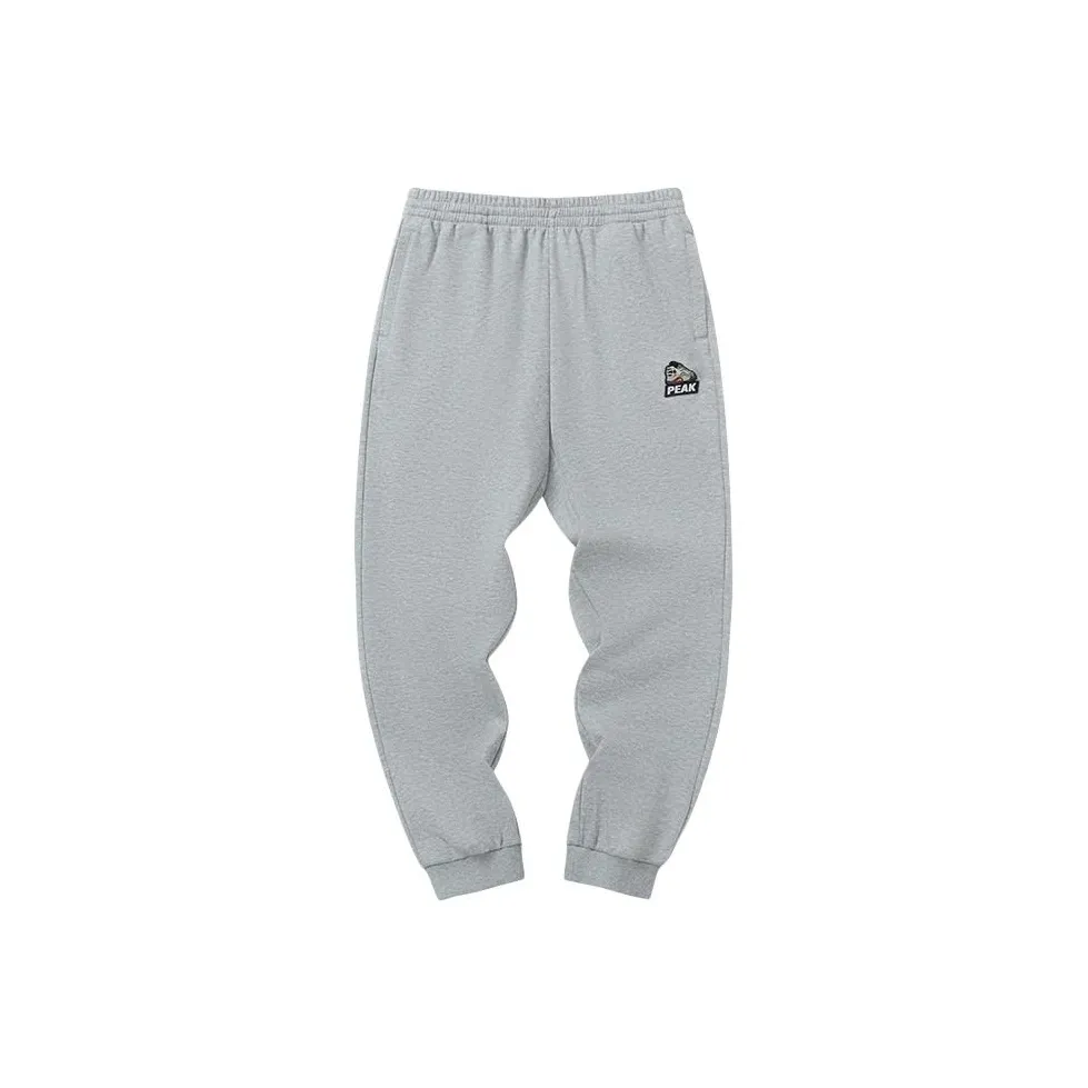 PEAK Вязаные тренировочные брюки мужские New Light Фотиния серый
