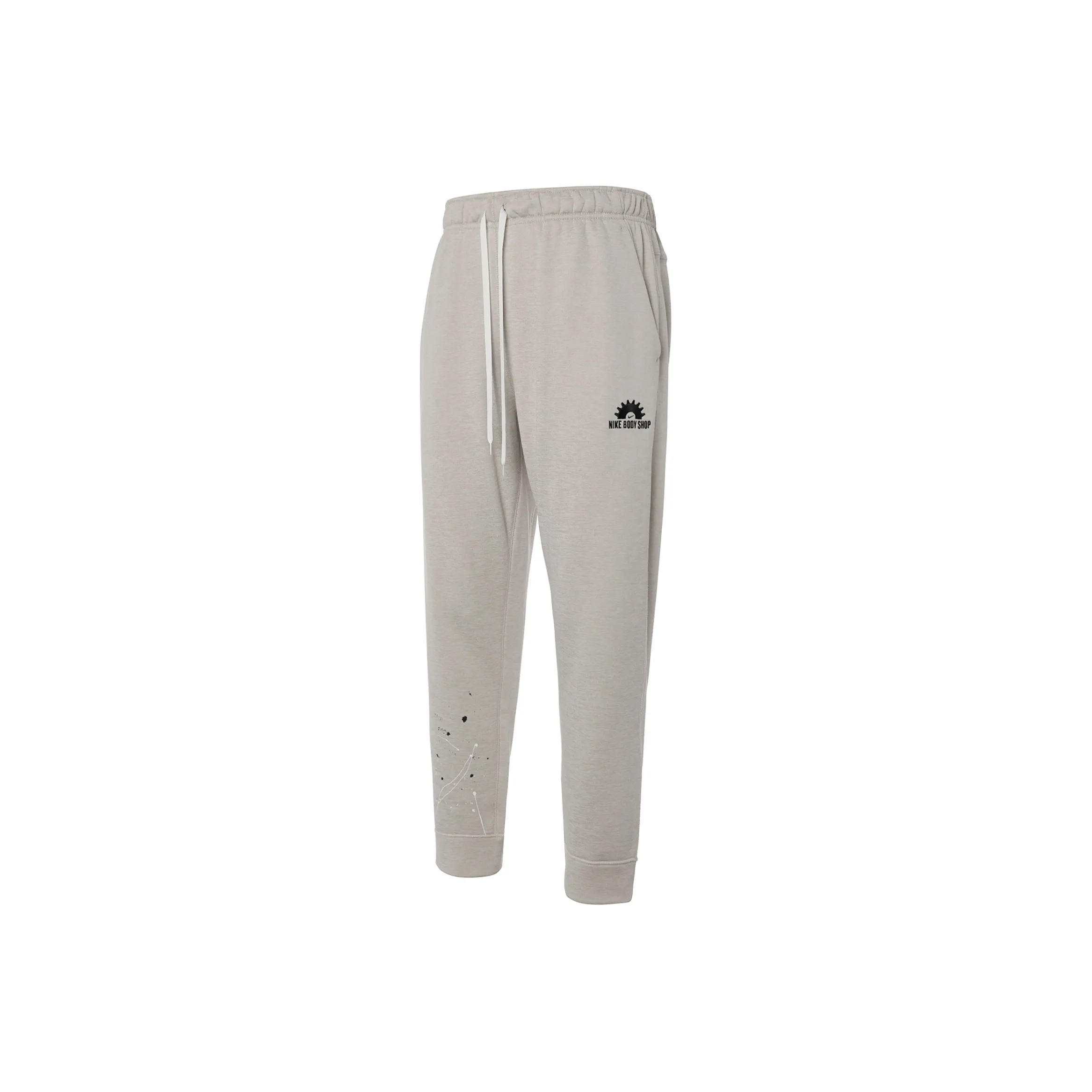 Nike Светло-железно-серые мужские вязаные тренировочные брюки