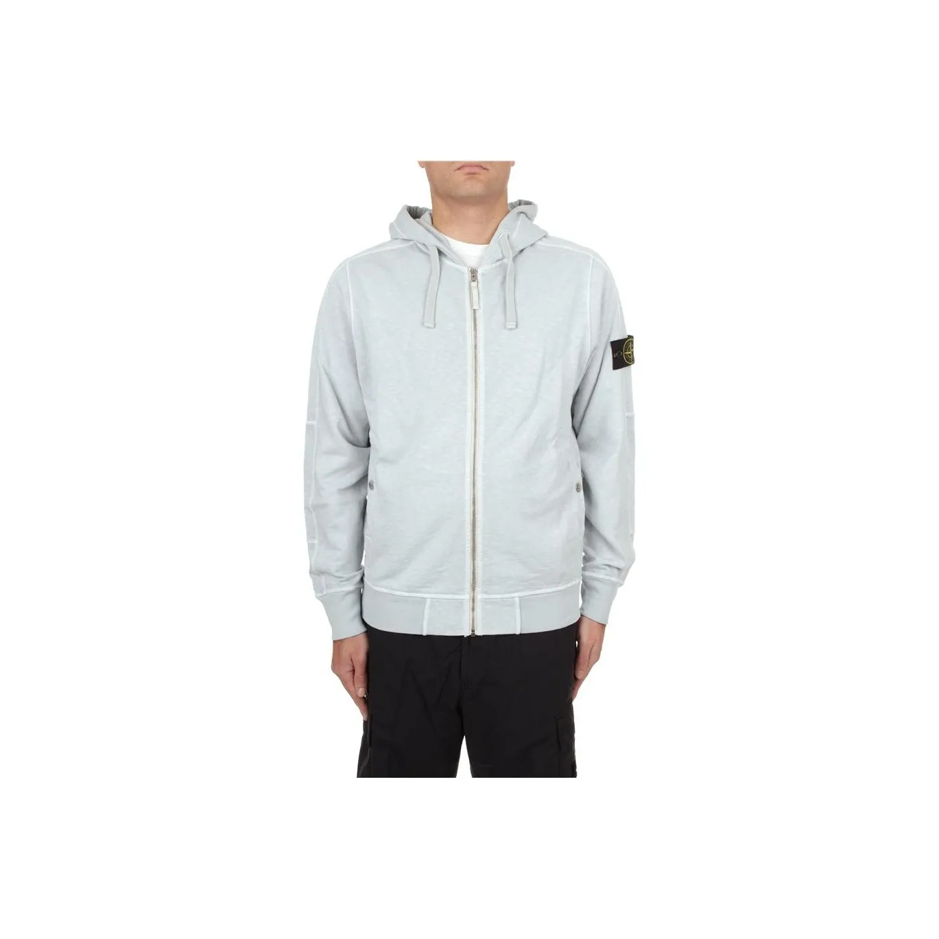 STONE ISLAND Compass badge Zip up Hoodie