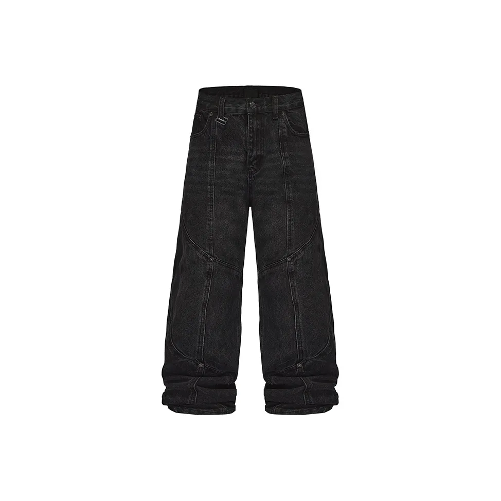 BLACK8 Mula Over Billionaire Jeans Unisex Black