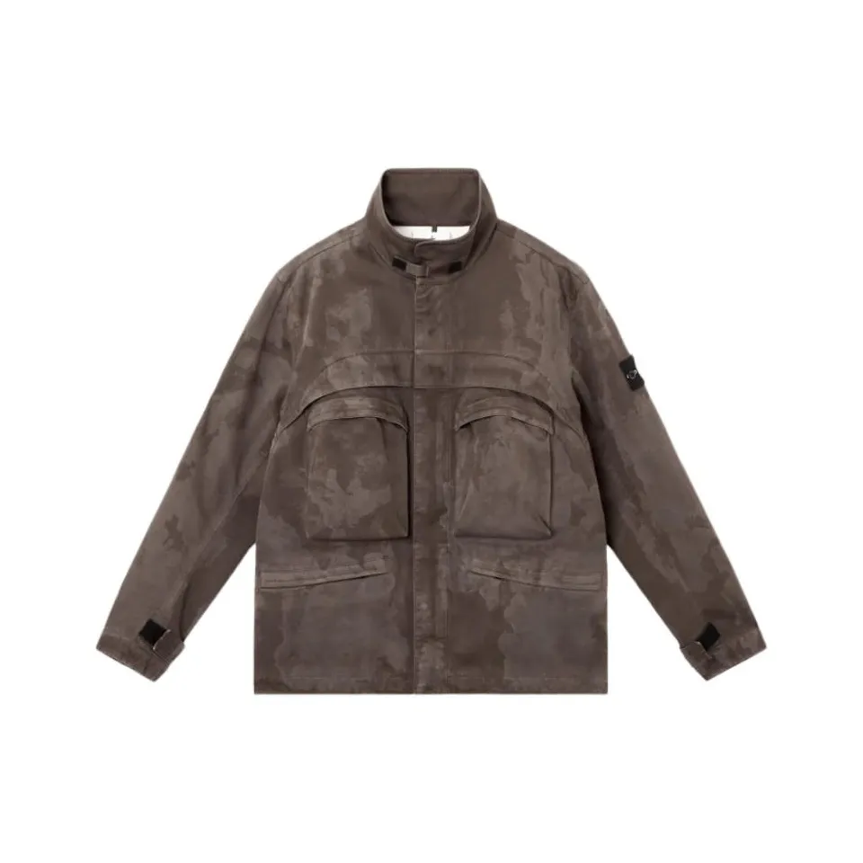 STONE ISLAND Raso Gommato Camo Field Jacket