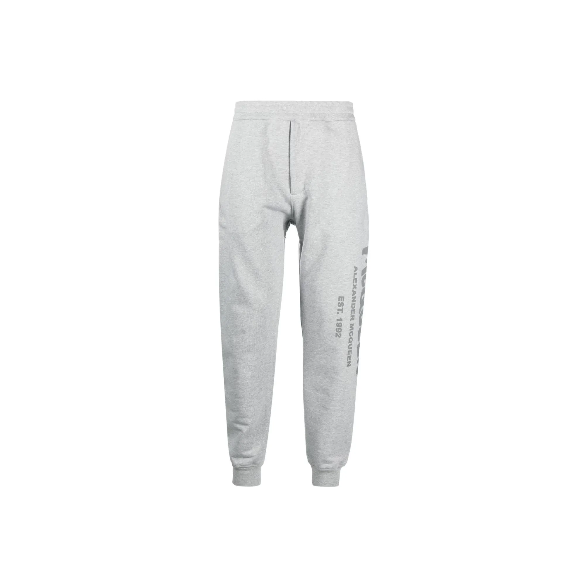 Alexander McQueen Knitted Sweatpants Men Gray
