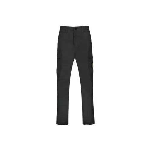 STONE ISLAND Черные Мужские Брюки карго