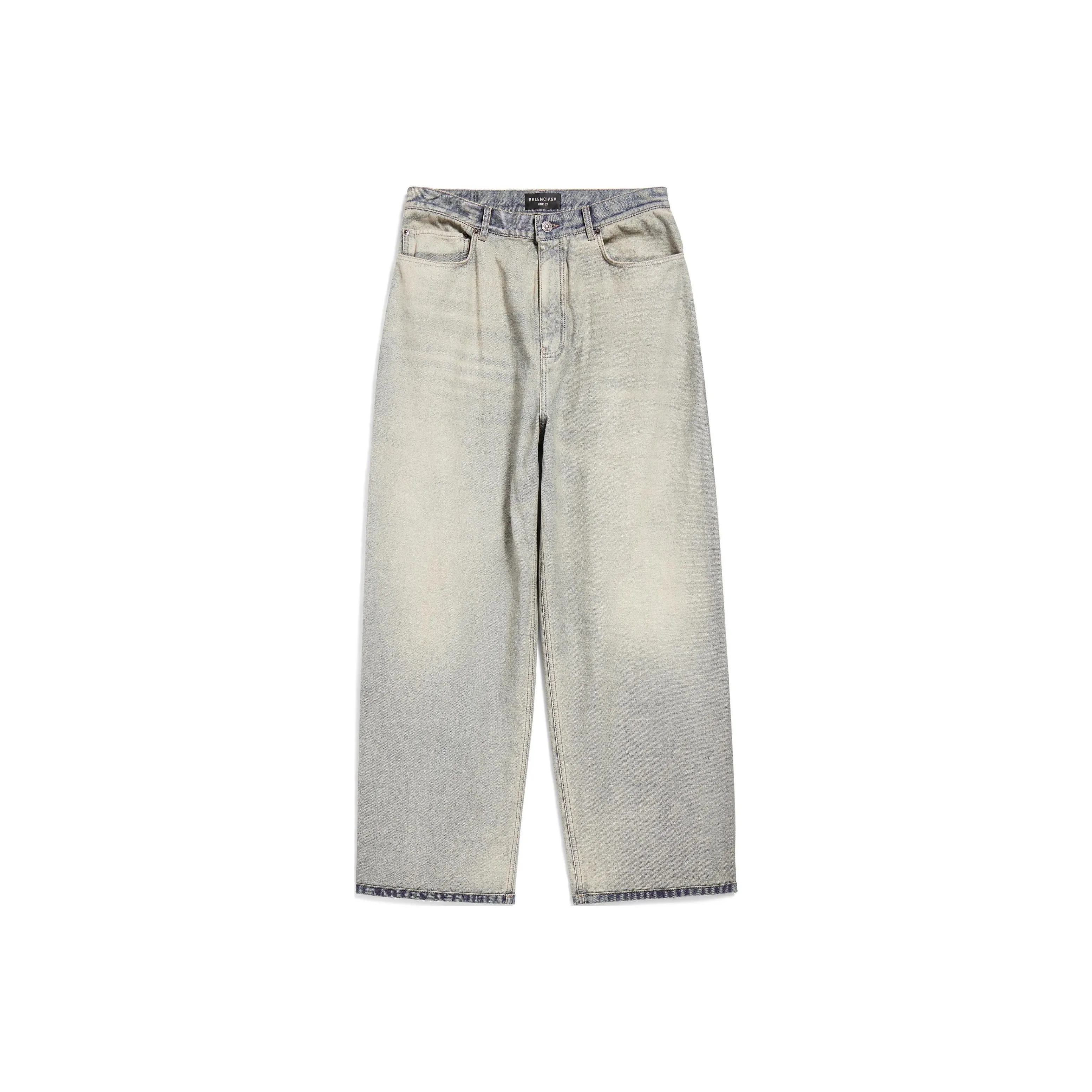 Balenciaga Mid Waisted Baggy Jeans