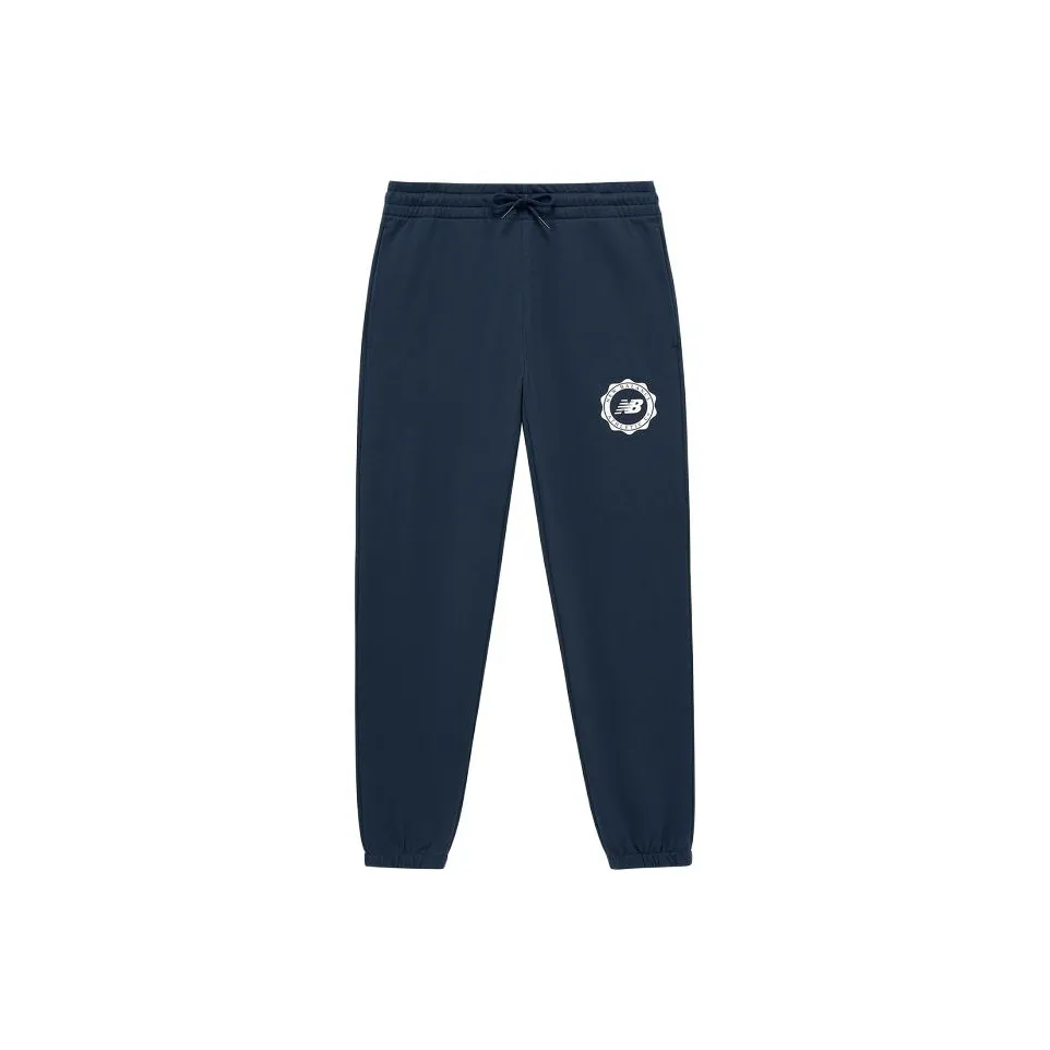New Balance Blue Men's Knit Training Pants New Balance Синий Мужские Вязаные Тренировочные Штаны