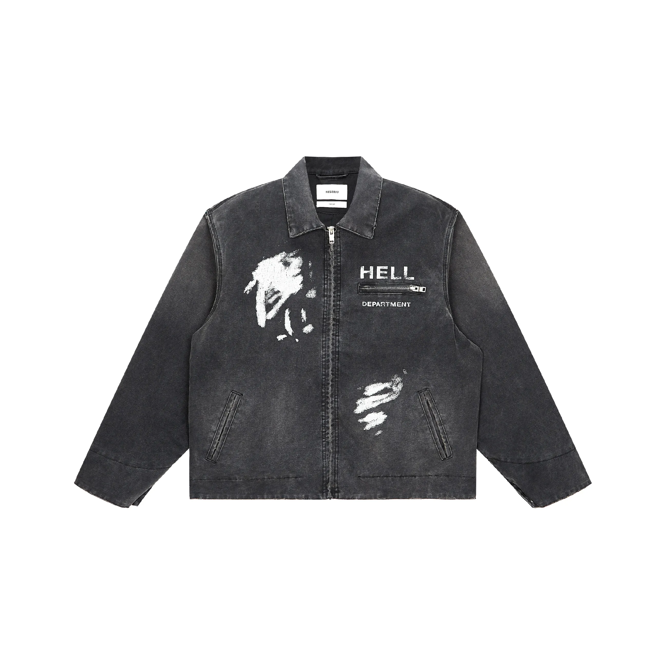 RESERFF Куртки и Пальто Мужской Винтажный Серый