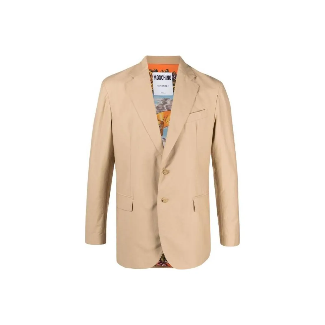 MOSCHINO Single breasted Cotton blend Blazer