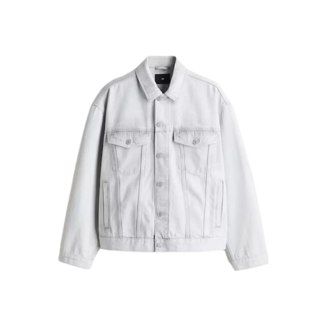 H M Denim Куртка Мужская Светло-Серый