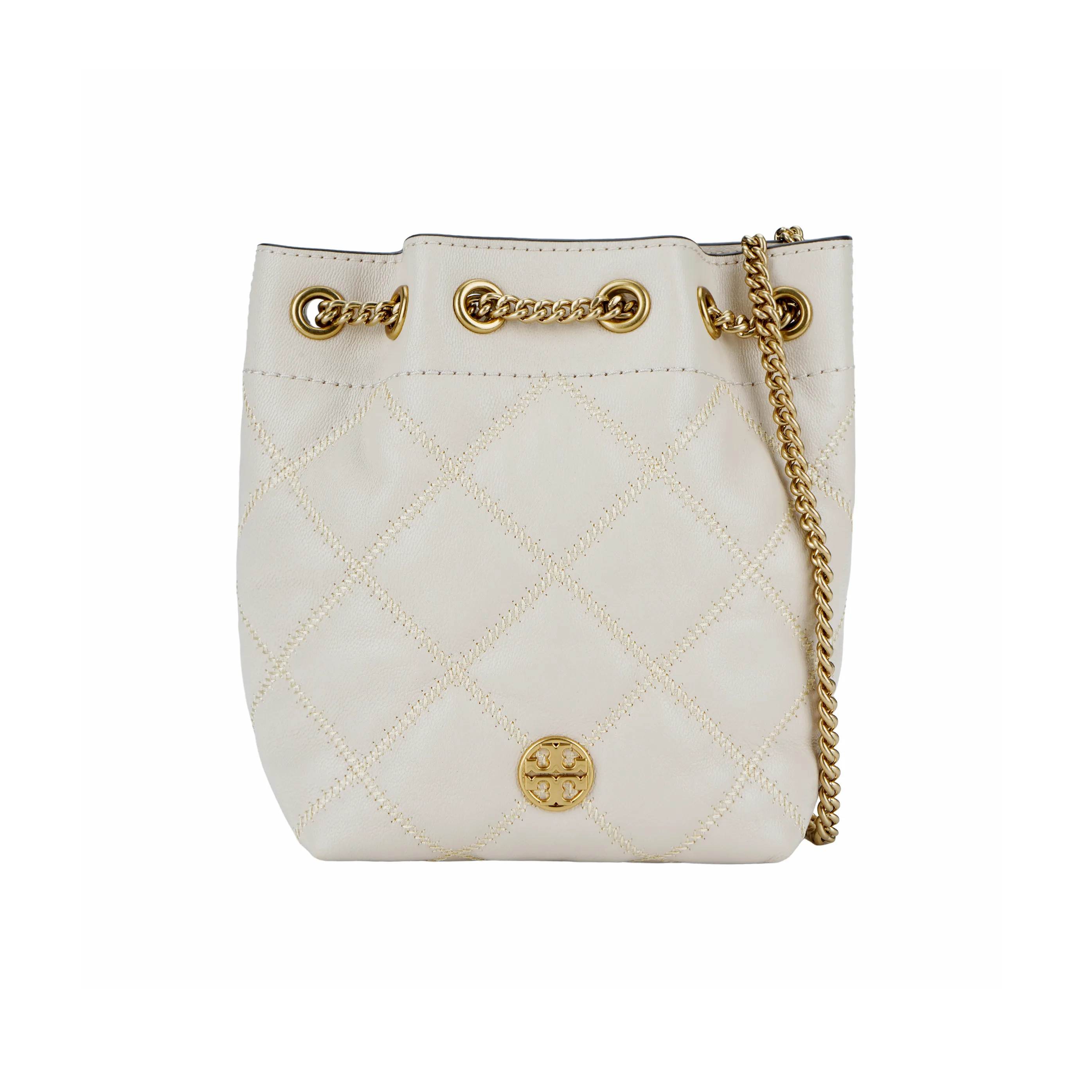 TORY BURCH Кожа Ведрообразные Сумки Сумки через плечо Сумка на плечо Женская Бежевая