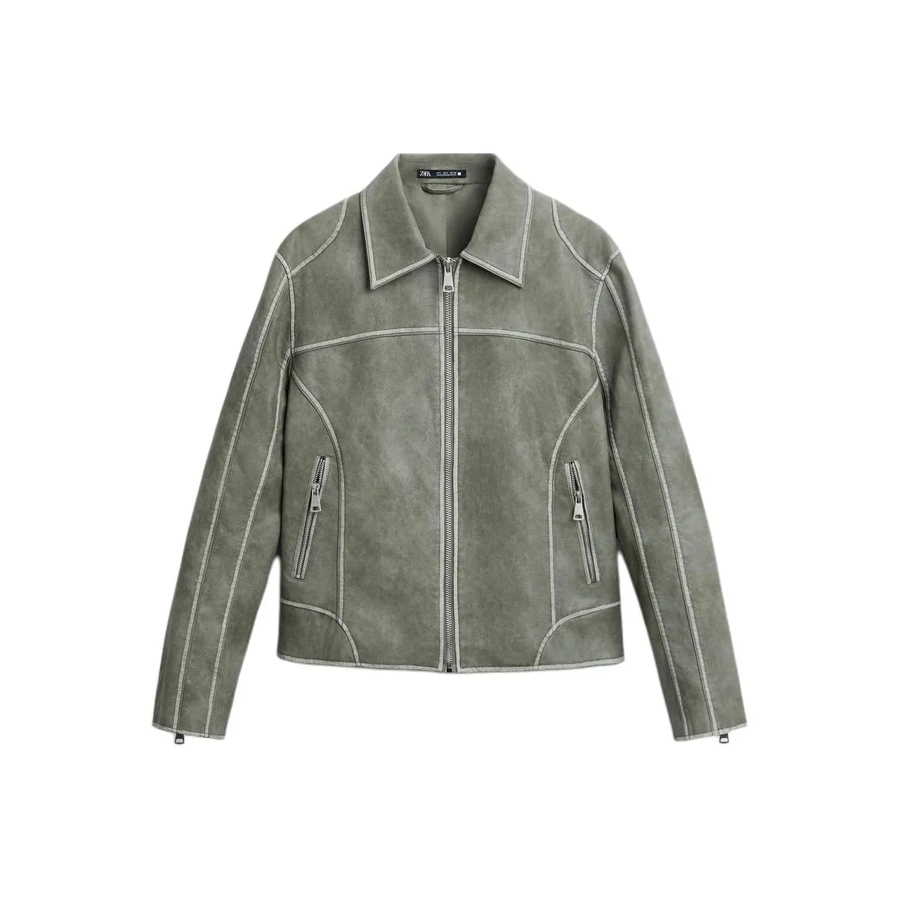 ZARA Jackets & Coats Men's Gray