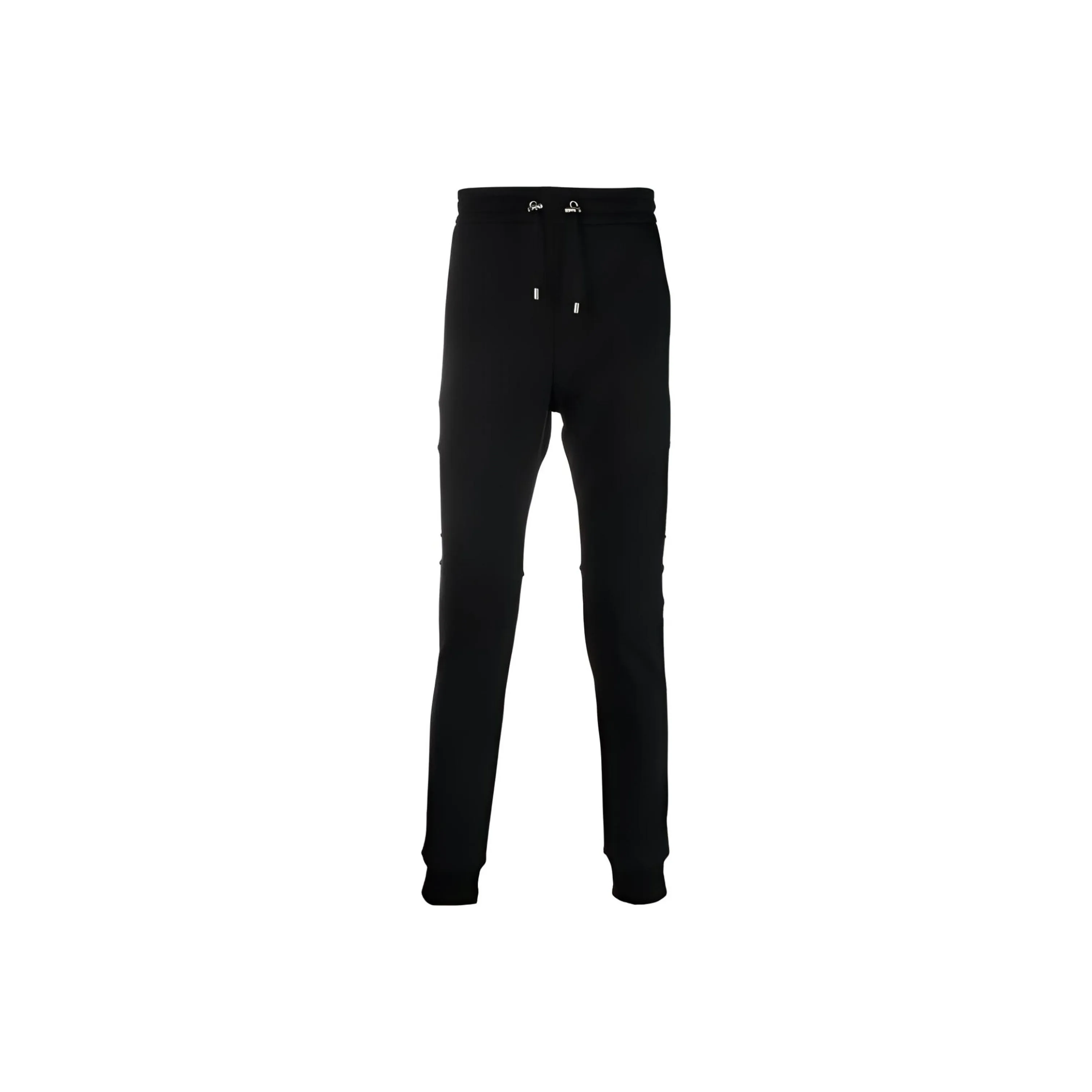 BALMAIN Organic Cotton Fitted Track Pants