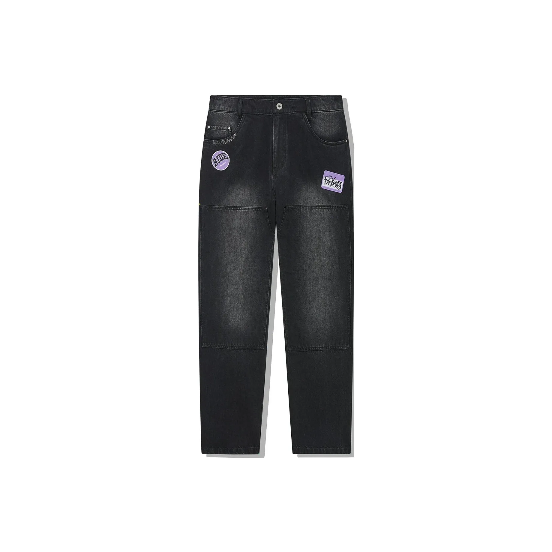 LiNing Jeans Men Black Denim