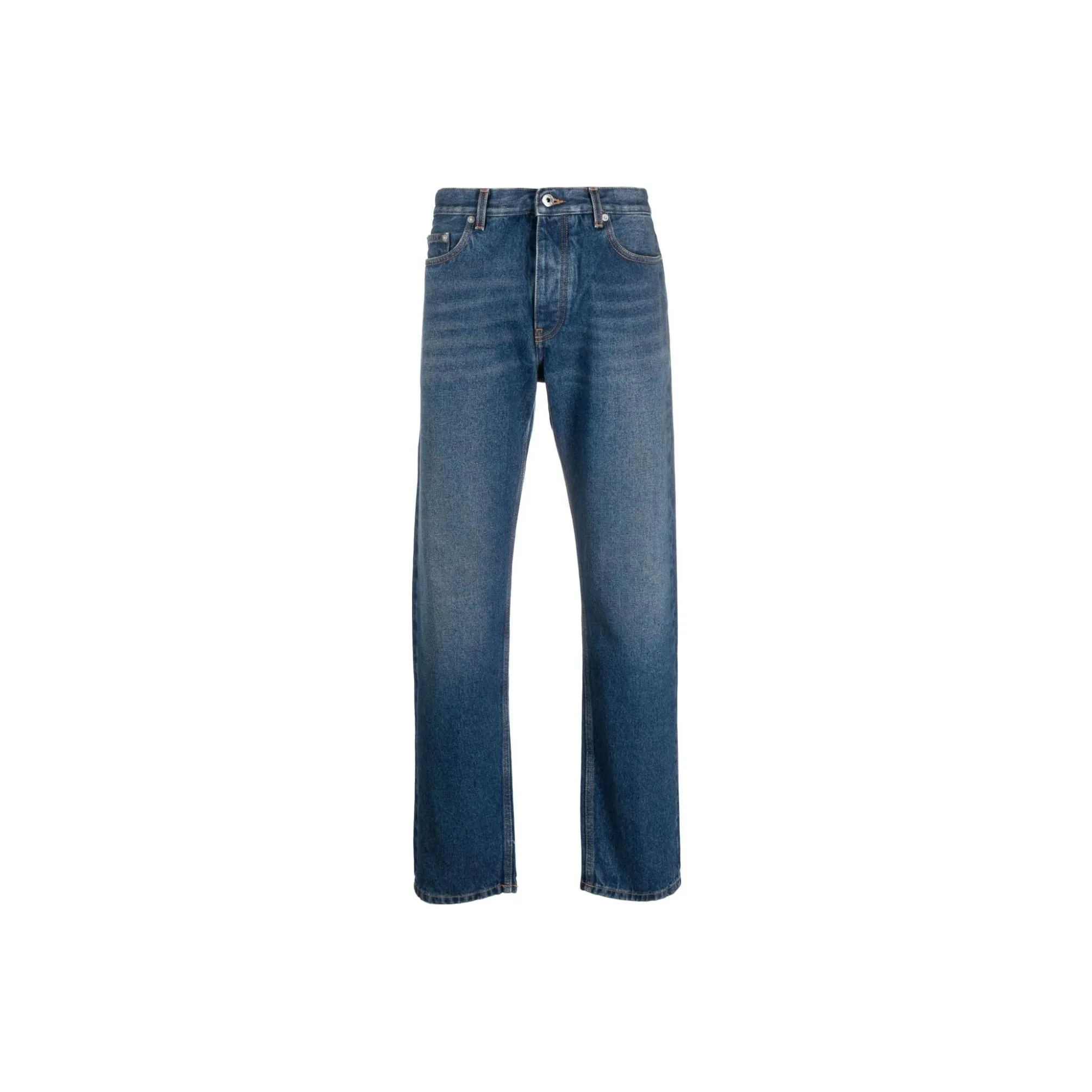 OFF WHITE Stonewashed Straight leg Jeans