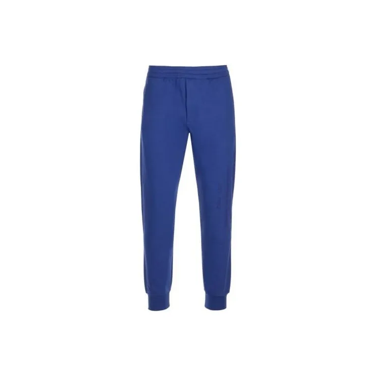 Alexander McQueen Knitted Sweatpants Men Blue