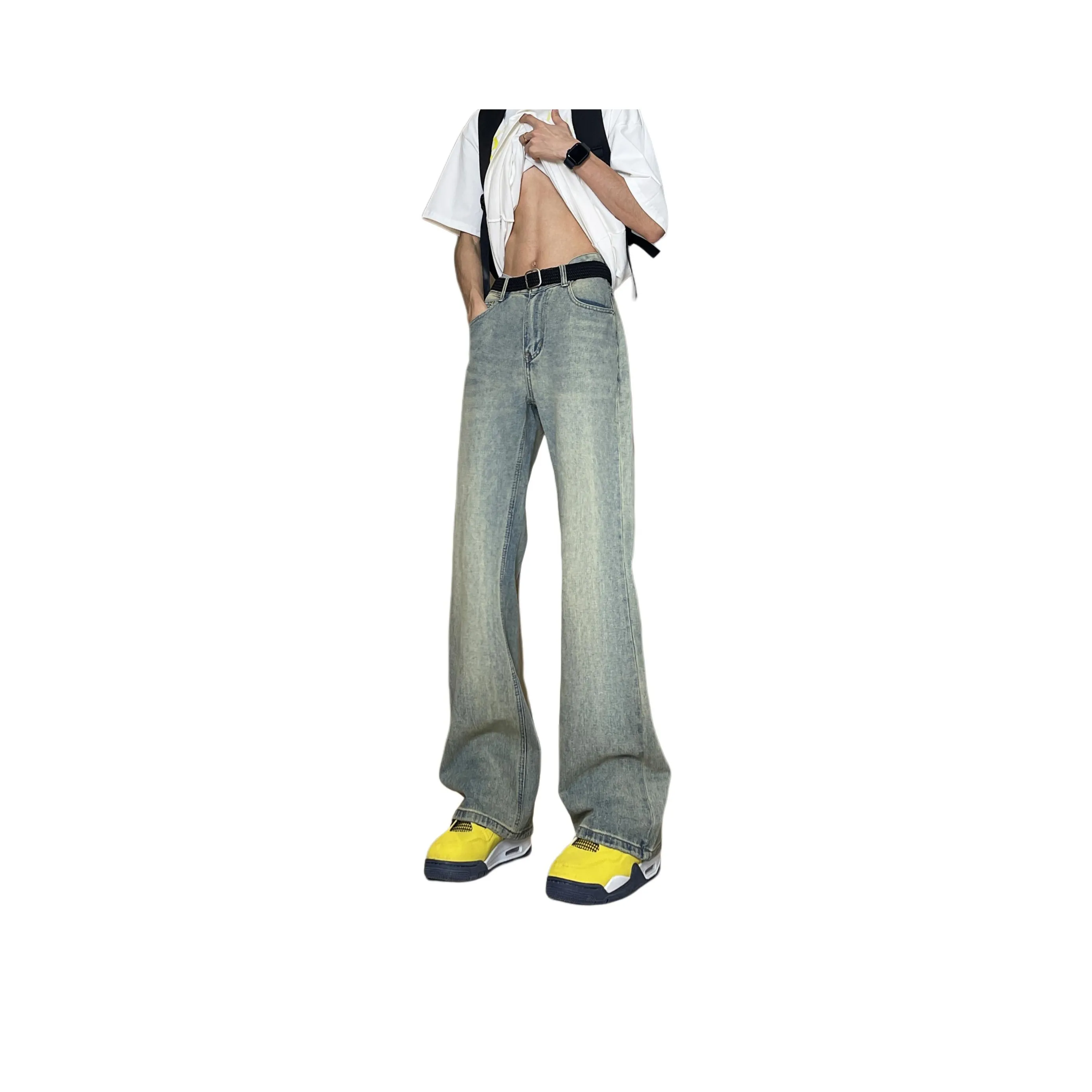 POLAR BEAR Ripped Versatile Refreshing Jeans Unisex